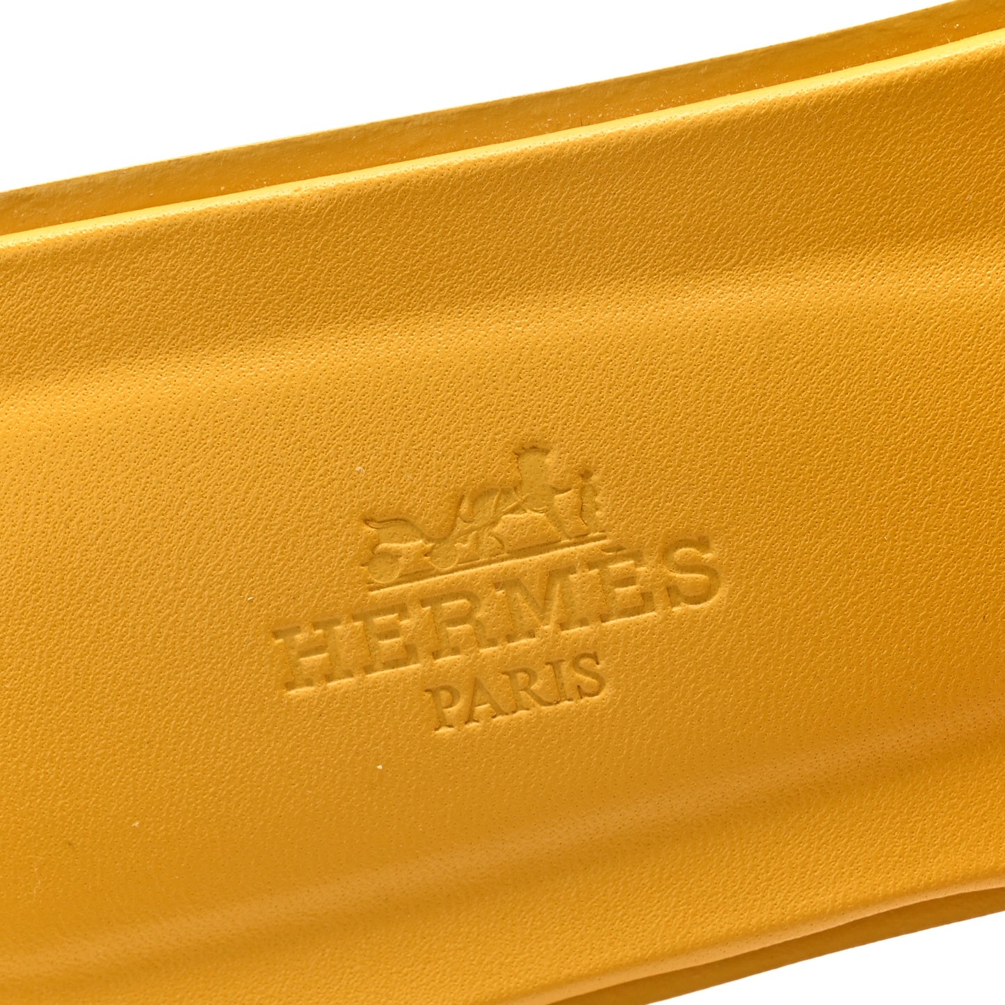 Box Calfskin Oran Sandals 41 Jaune Citron