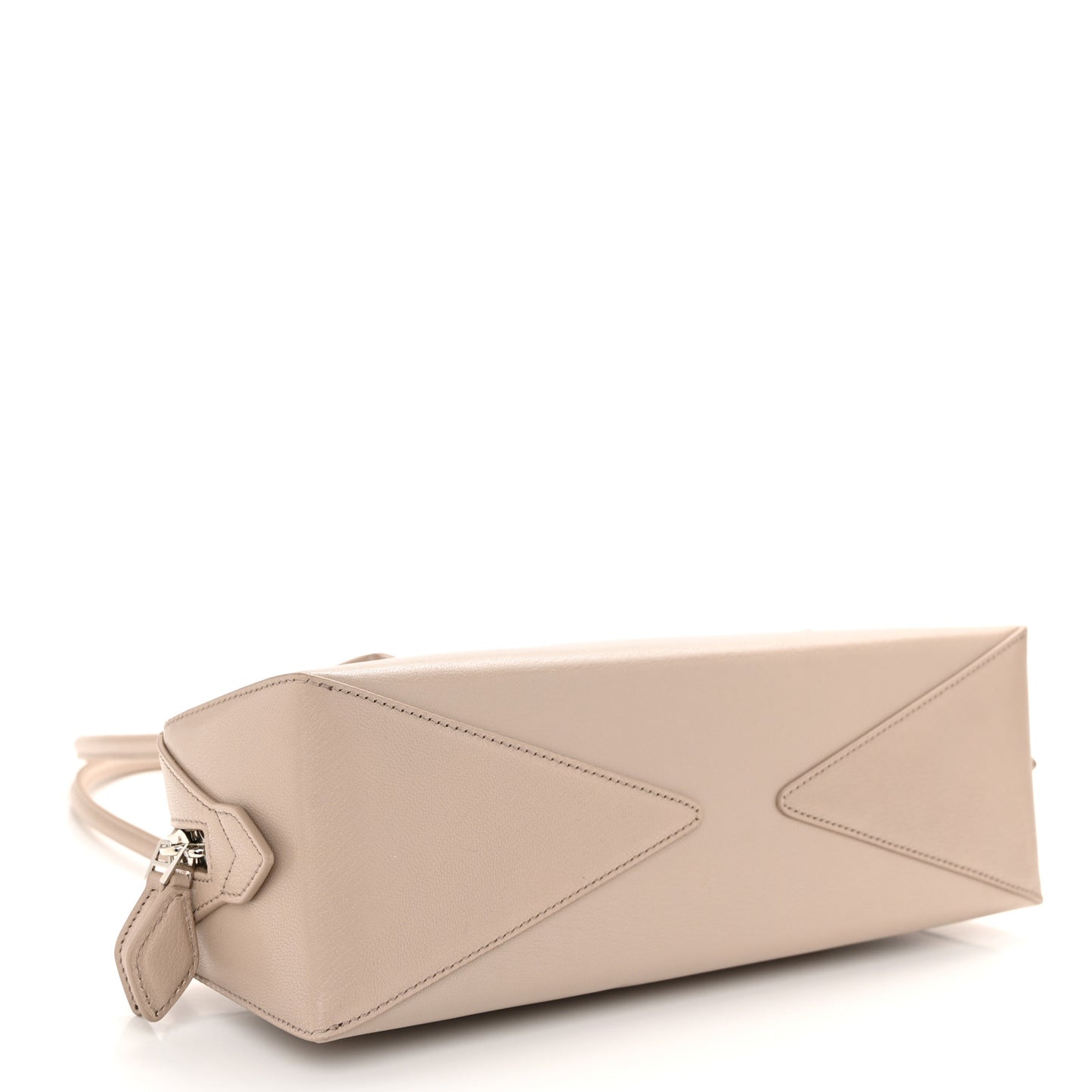 Goatskin Medium Le Teckel Bag Grege
