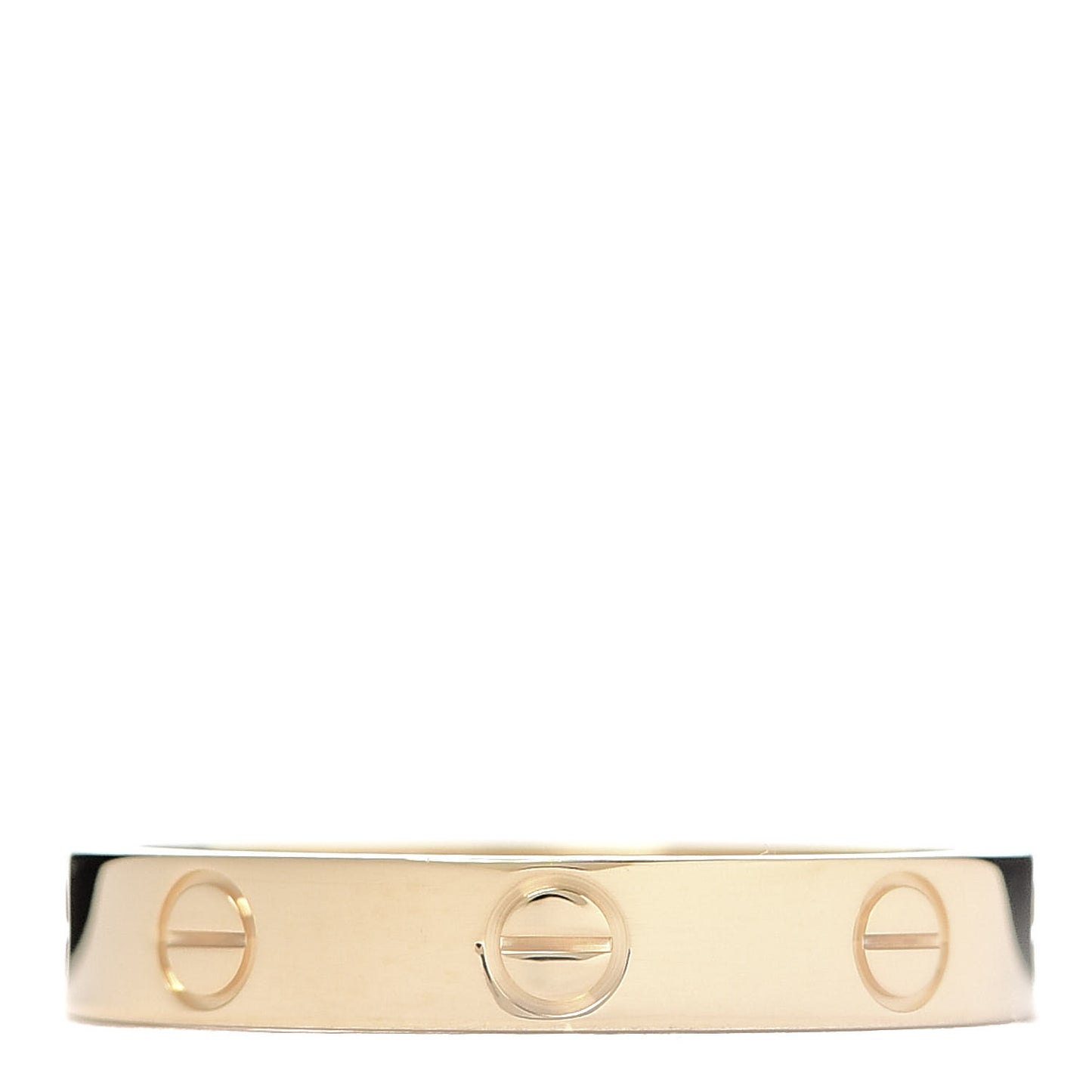 18K Yellow Gold 3.5mm LOVE Wedding Band Ring 57 8