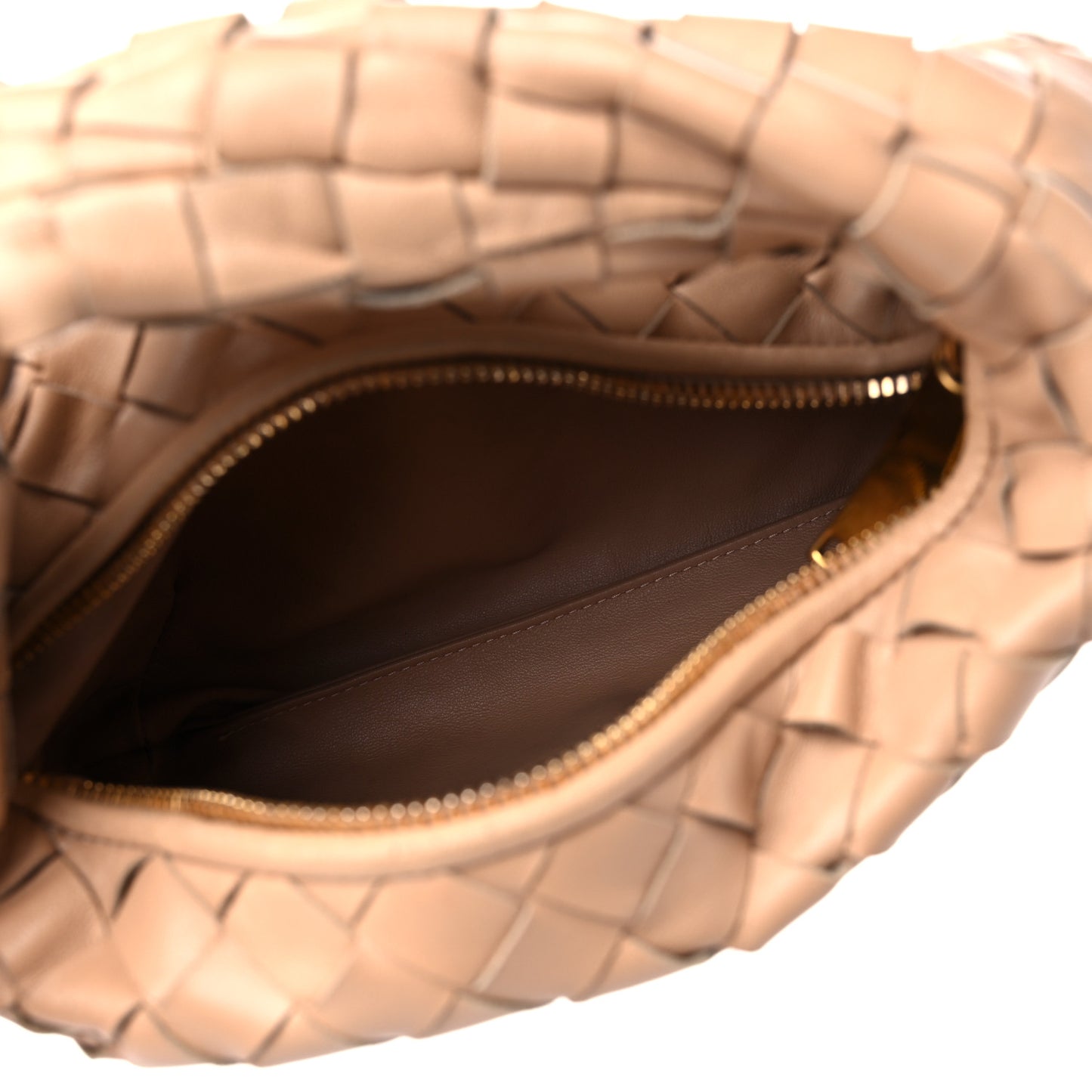 Nappa Intrecciato Mini Jodie Sandalwood