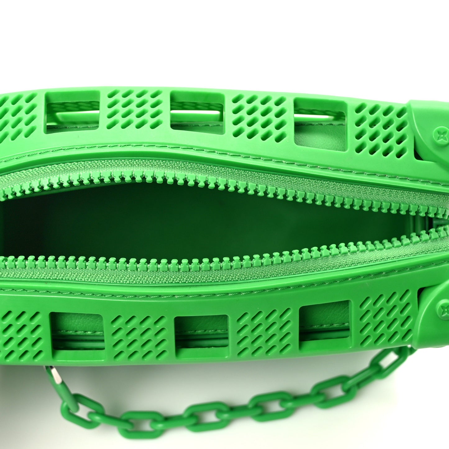 Rubber Cowhide Mini Soft Trunk Green