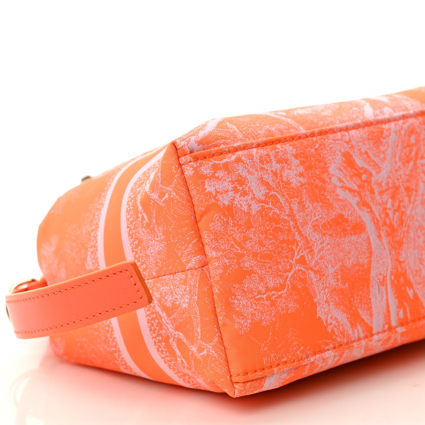 Technical Fabric Toile De Jouy DiorTravel Nomad Pouch Orange