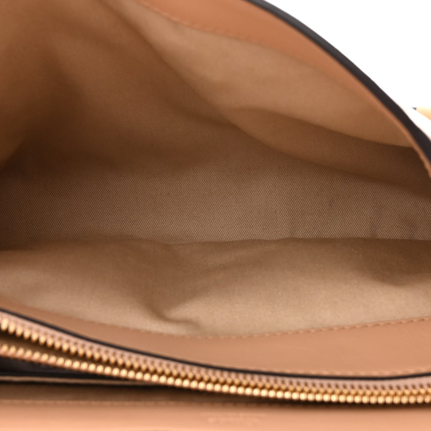 Calfskin Crocodile Embossed Small Faye Day Shoulder Bag Beige