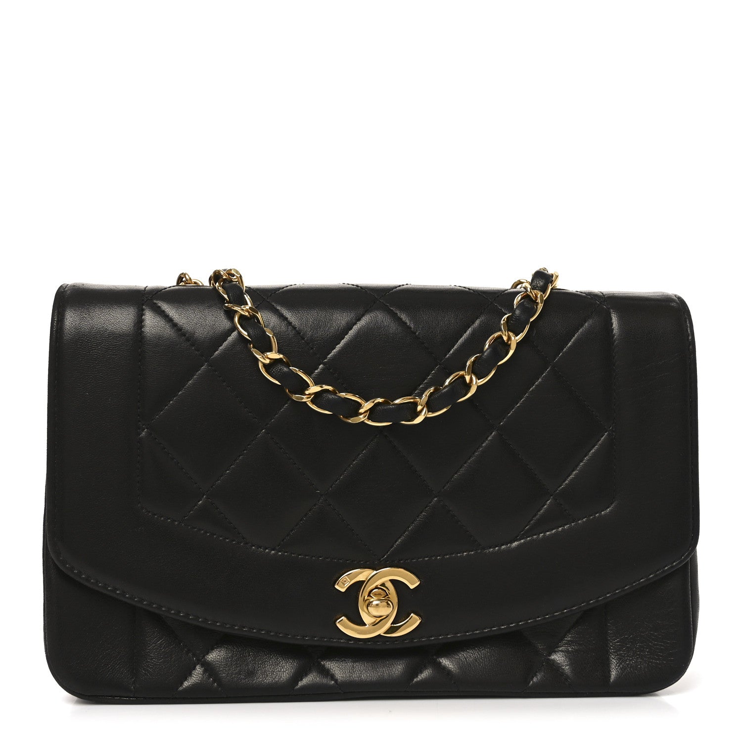 Chanel Lambskin Quilted Small Single Flap Black 1835160 – FASHIONPHILE