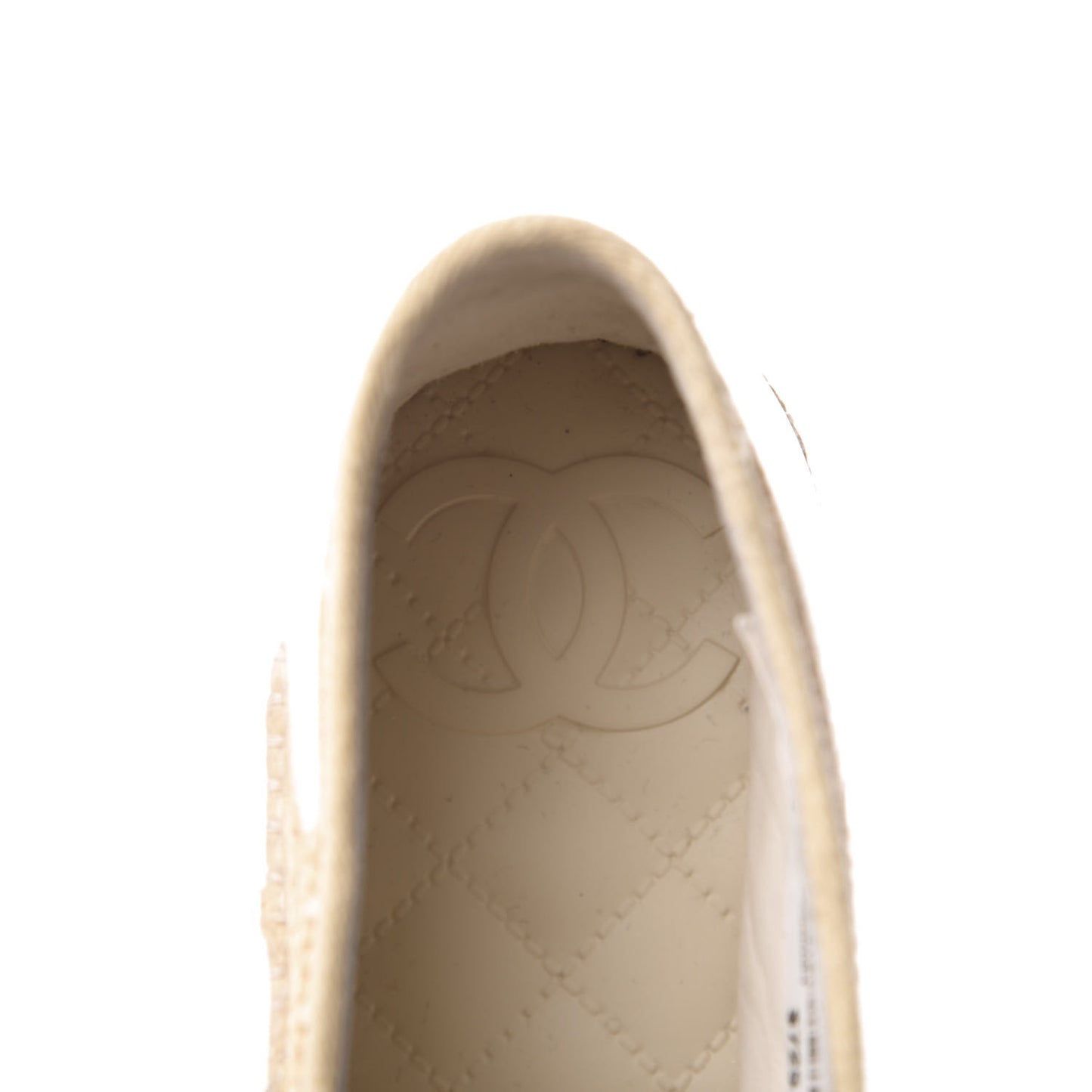 PVC Raffia CC Espadrilles 41 Beige