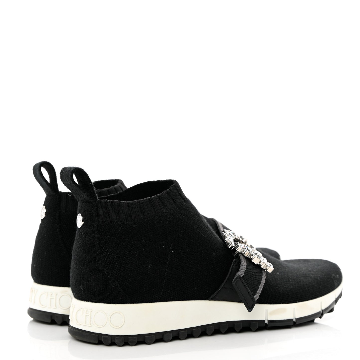 Knit Crystal Cheri Oakland Sneaker 36 Black