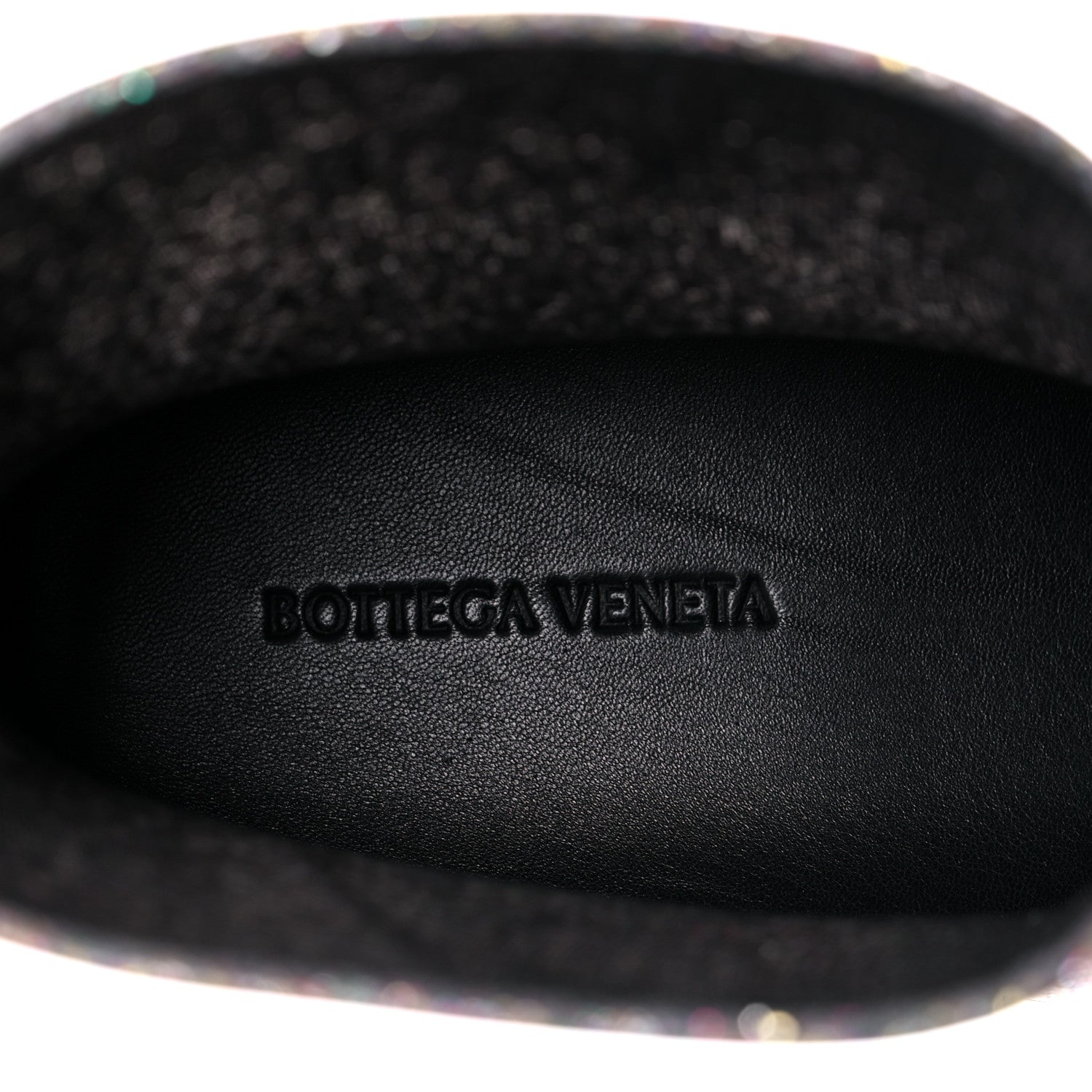 Bottega Veneta Sparkle Rubber Puddle Ankle Boots 39 Multicolor 7 of 8