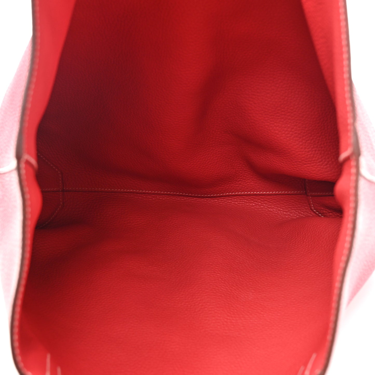 Taurillon Clemence Double Sens 45 Reversible Tote Rubis Bougainvillea
