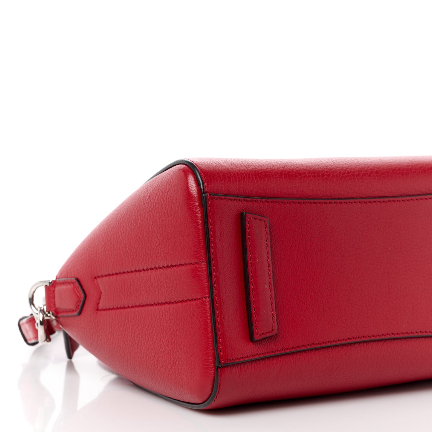 Sugar Goatskin Mini Antigona Bright Red