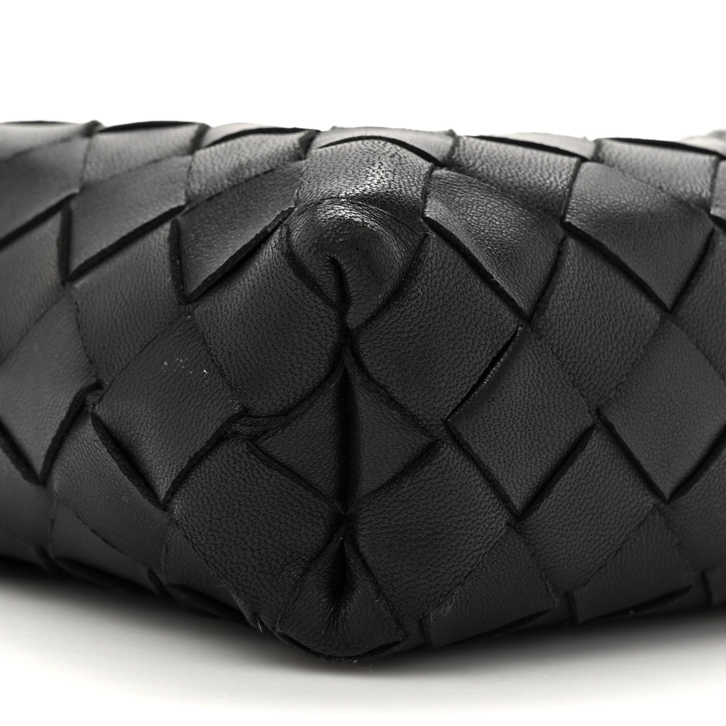 Nappa Intrecciato Nodini Mini Crossbody Black