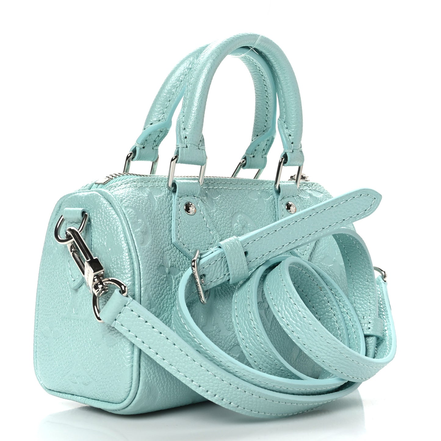 Empreinte Monogram Nano Speedy Pearly Lagoon Turquoise