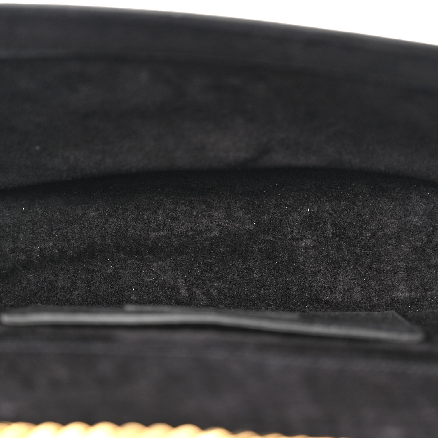 Saint Laurent Suede Fringe Small Monogram Satchel Black 5 of 11