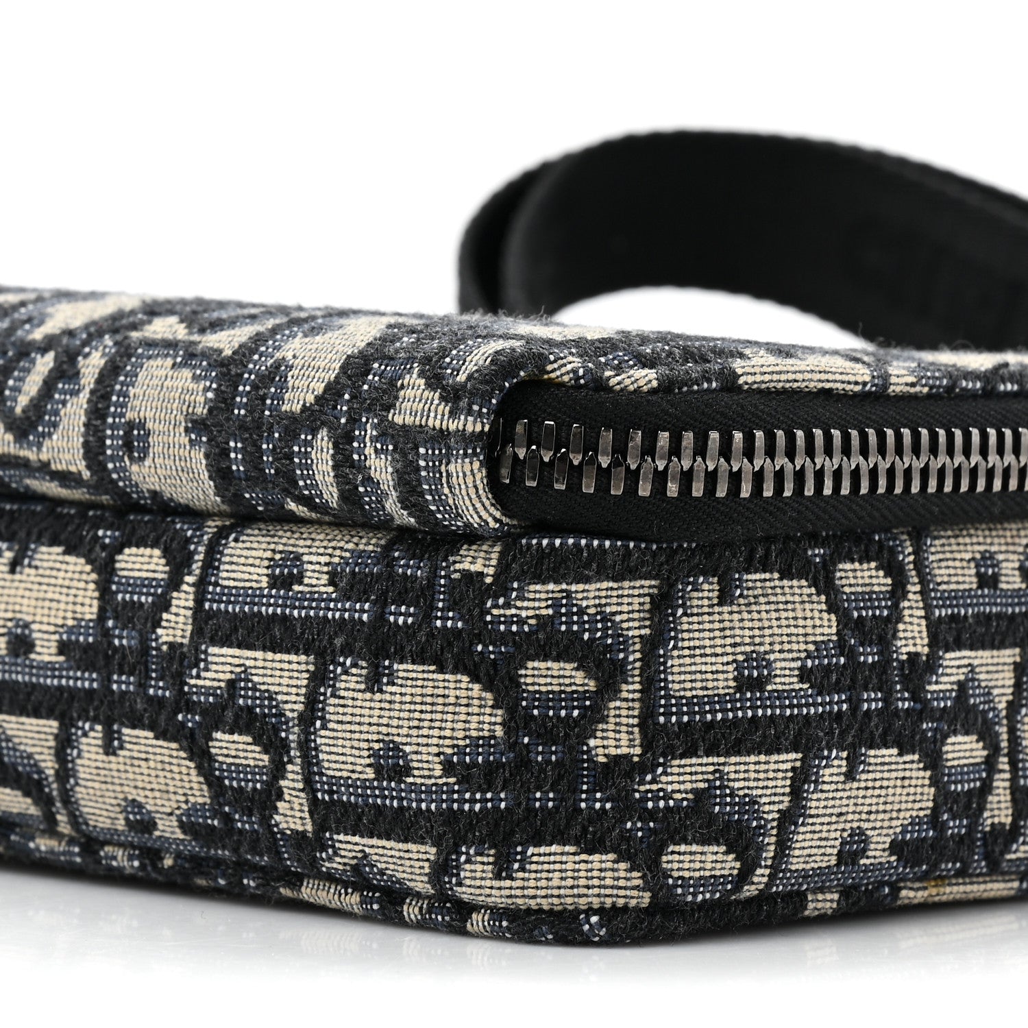 Christian Dior Oblique Pouch Navy Blue 9 of 10