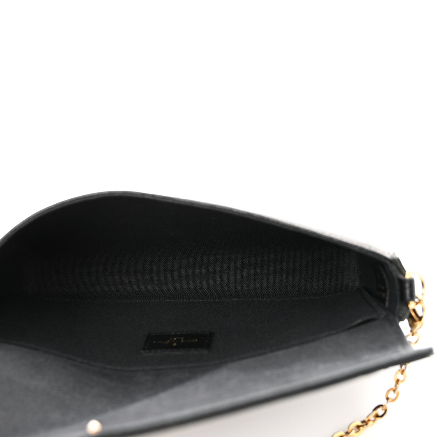 Louis Vuitton Empreinte Pochette Felicie Chain Wallet Black 5 of 9