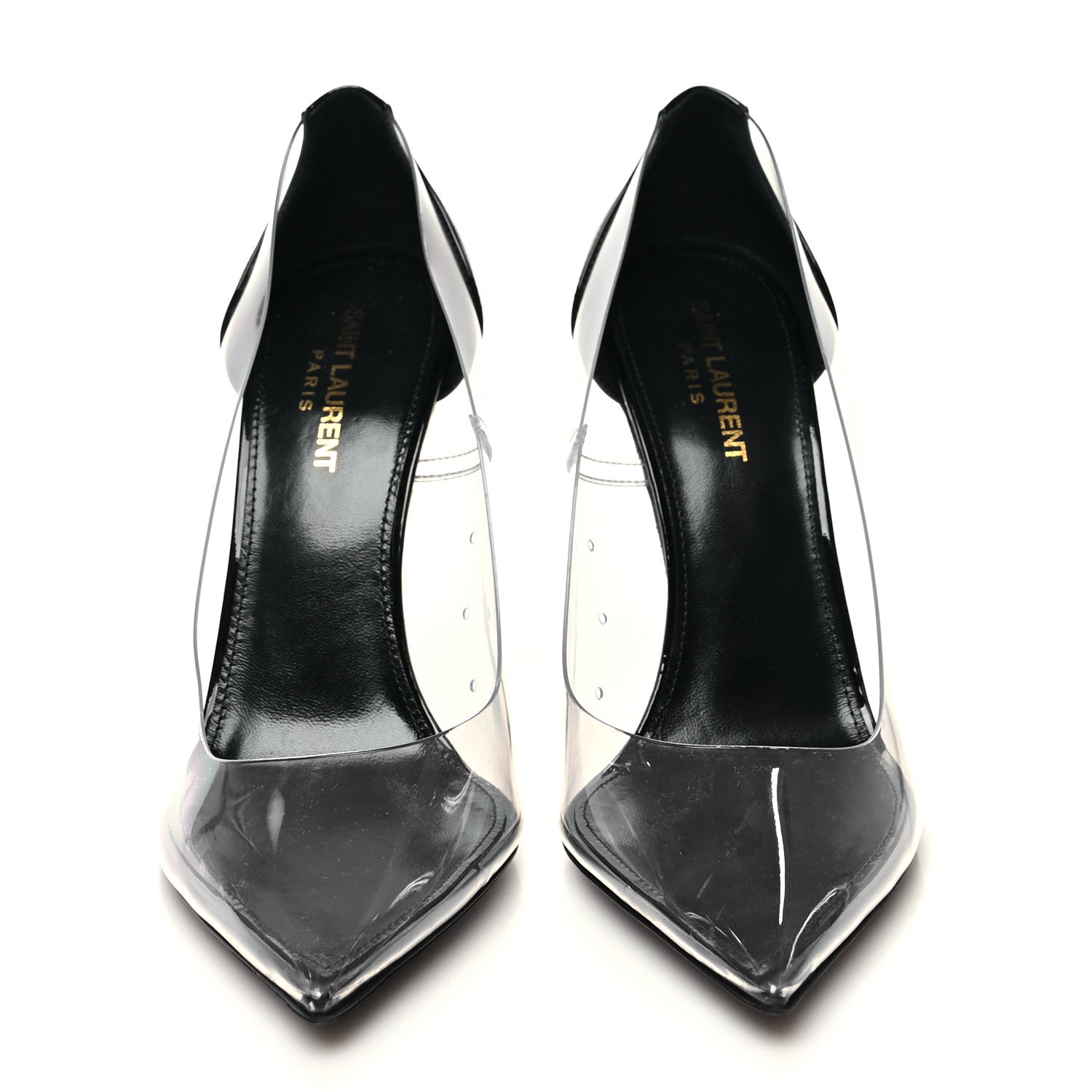 Saint Laurent Patent Calfskin PVC Opyum 39 Black 2 of 9