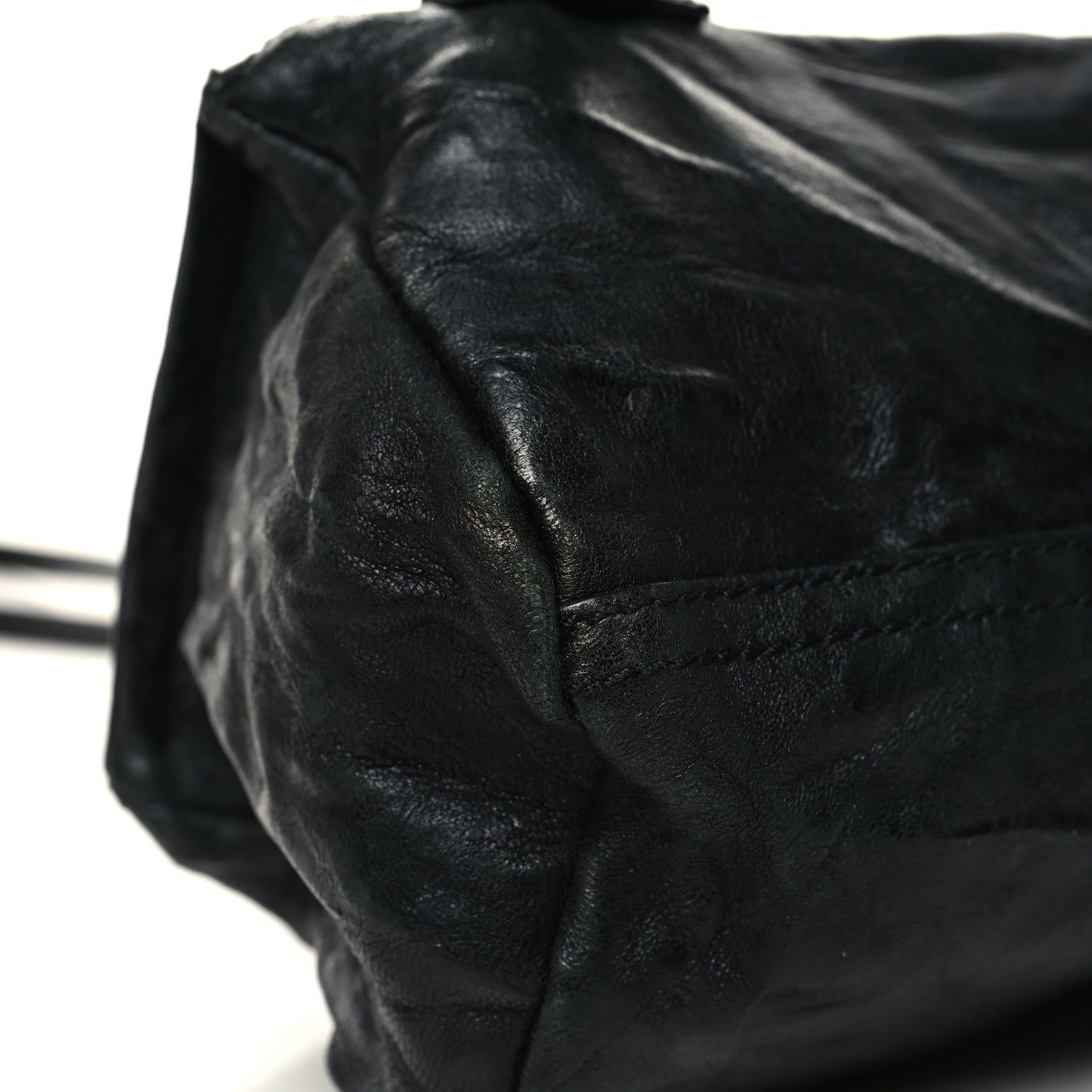 Tumbled Sheepskin Small Pandora Black