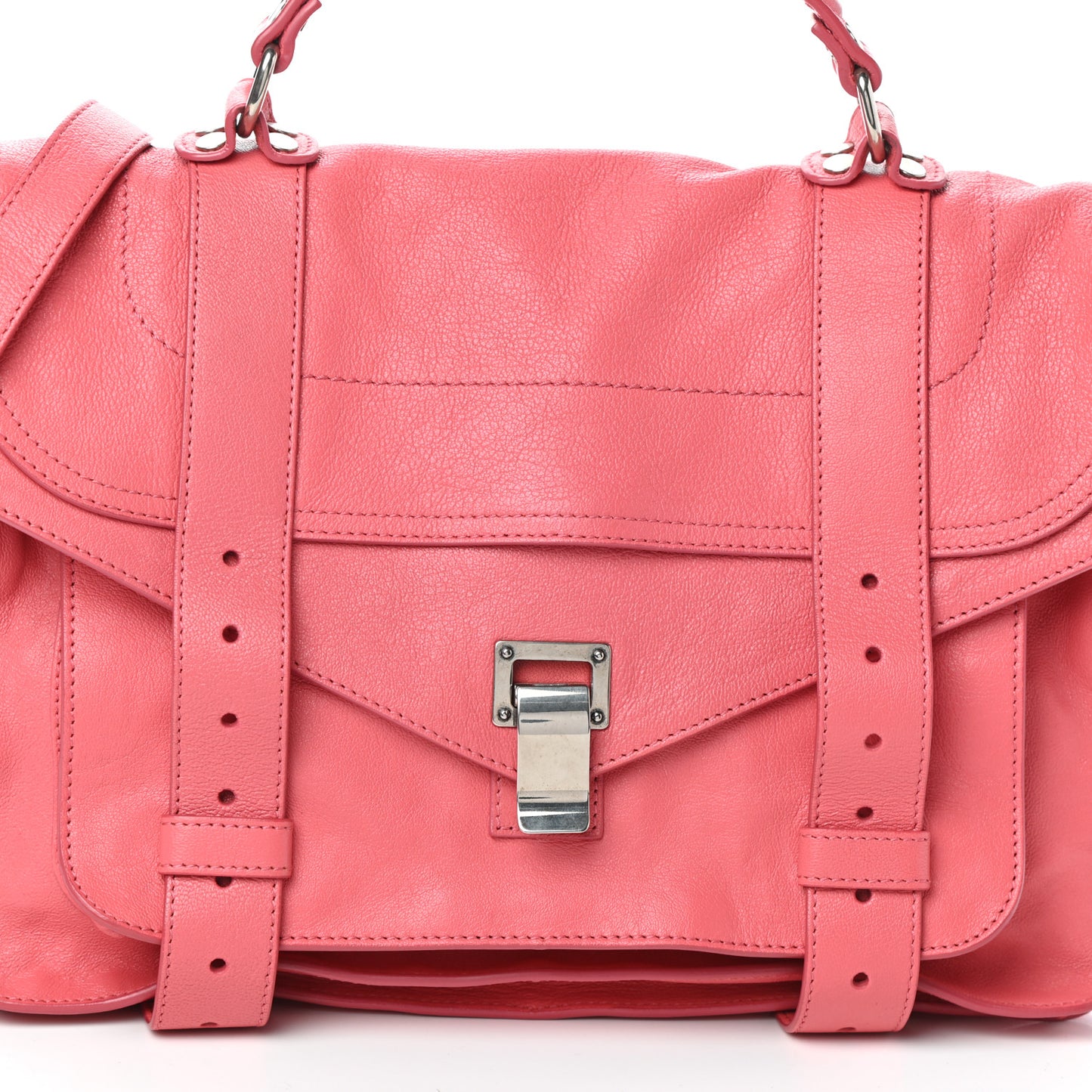 Lambskin Medium PS1 Satchel Hibiscus