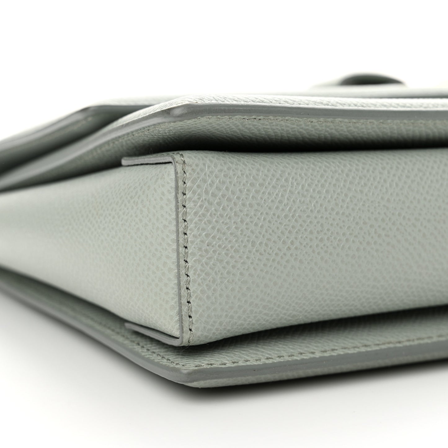Printed Calfskin Ginny Shoulder Bag Opal