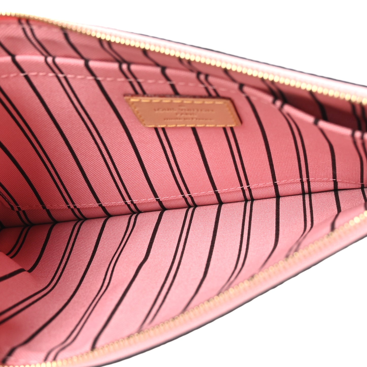 Monogram Neverfull MM GM Pochette Rose Ballerine
