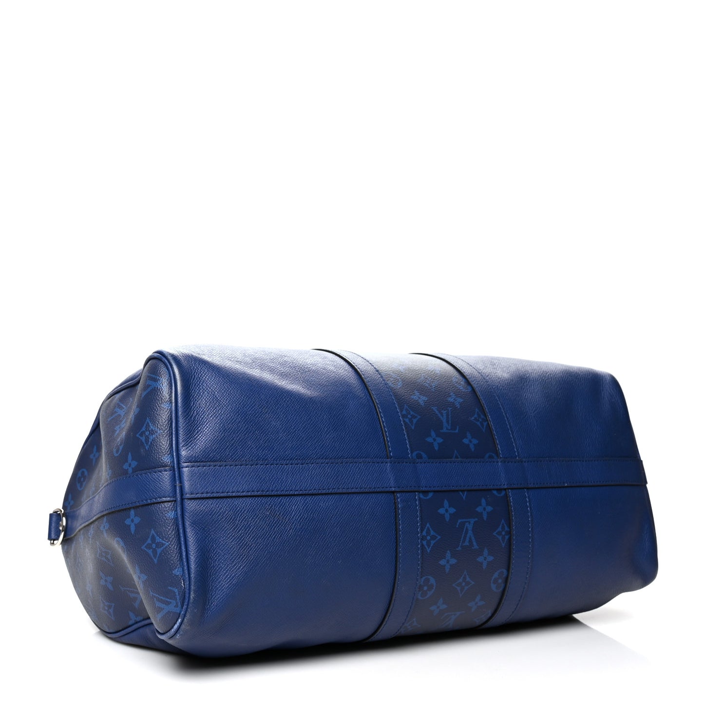 Taiga Monogram Eclipse Keepall Bandouliere 50 Pacific Blue