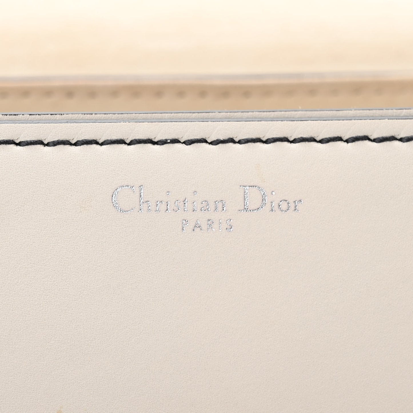 Smooth Calfskin Dio(r)evolution Flap Bag Off White