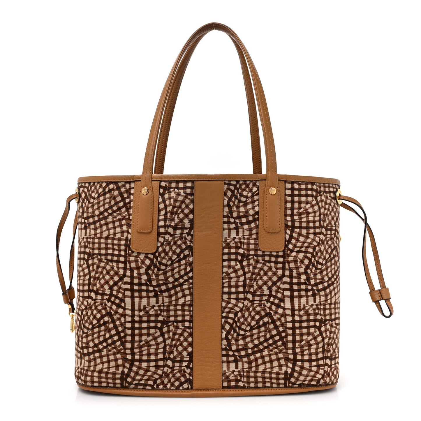 Visetos Medium Liz Reversible Shopper Tote Cognac