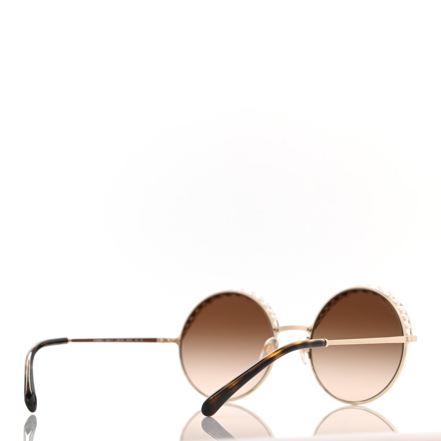 Pearl Round Sunglasses 4234-H Light Brown