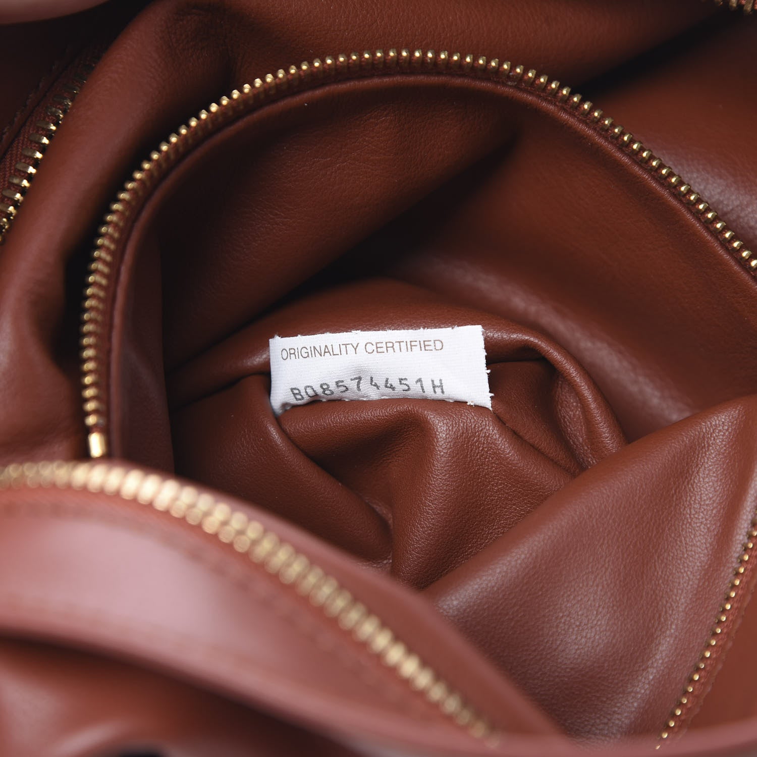 Bottega Veneta Supple Calfskin BV Twist Rust 7 of 10