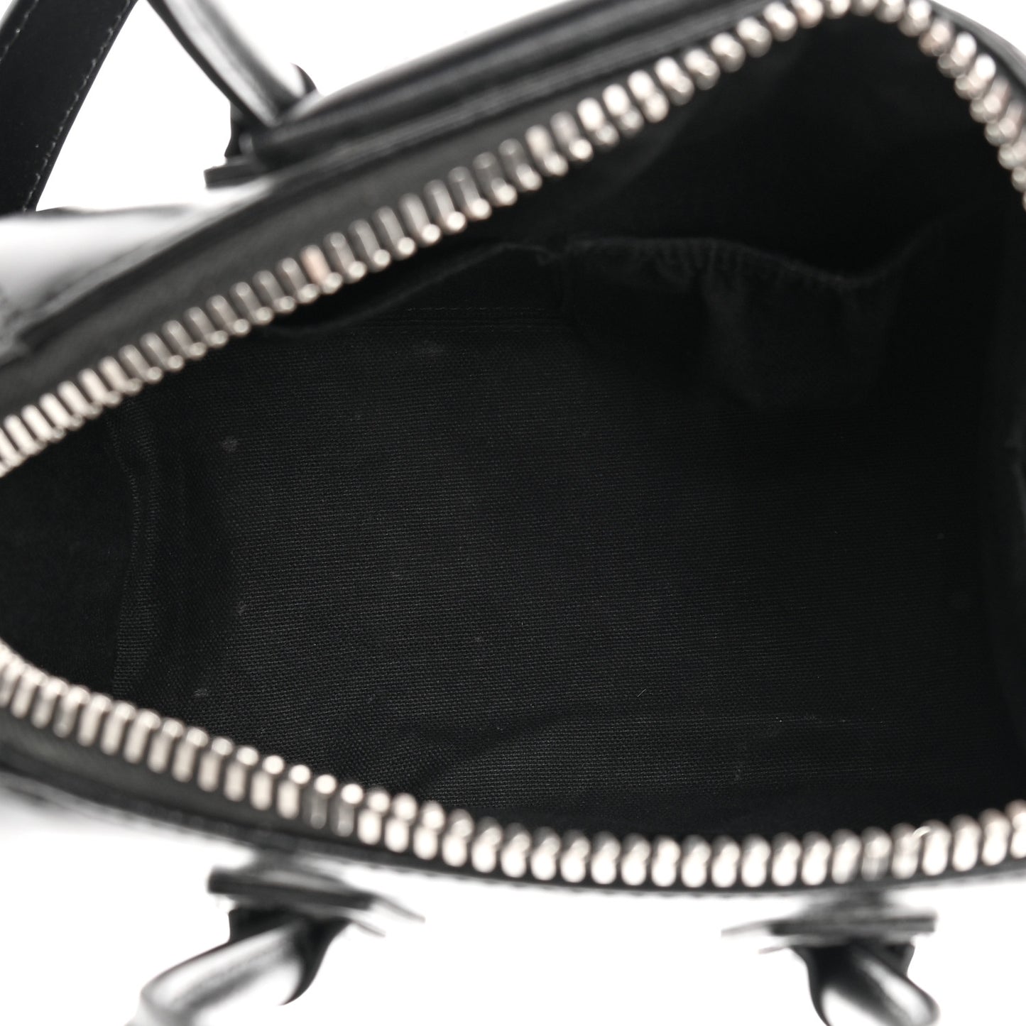 Shiny Lord Calfskin Mini Antigona Black