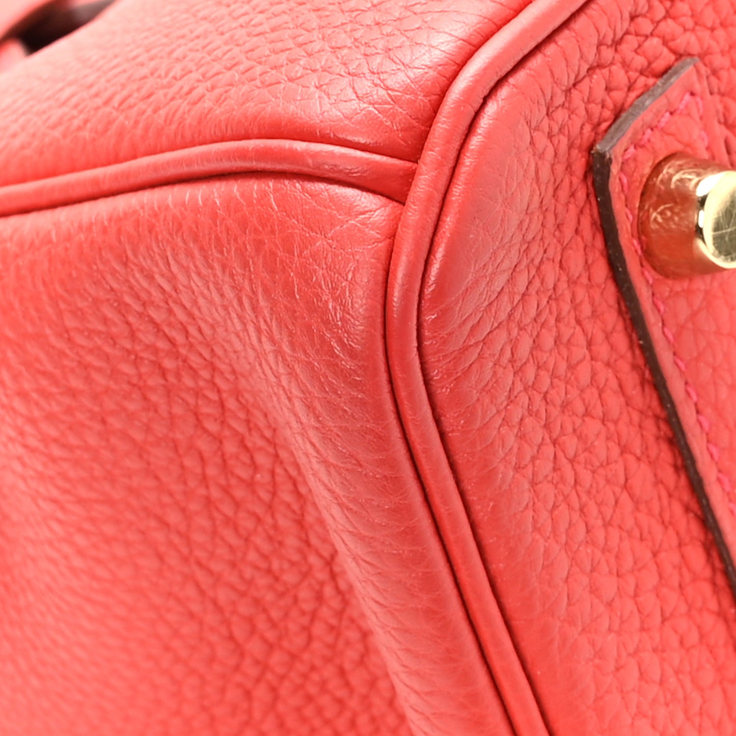 Togo Birkin 30 Rouge Pivoine