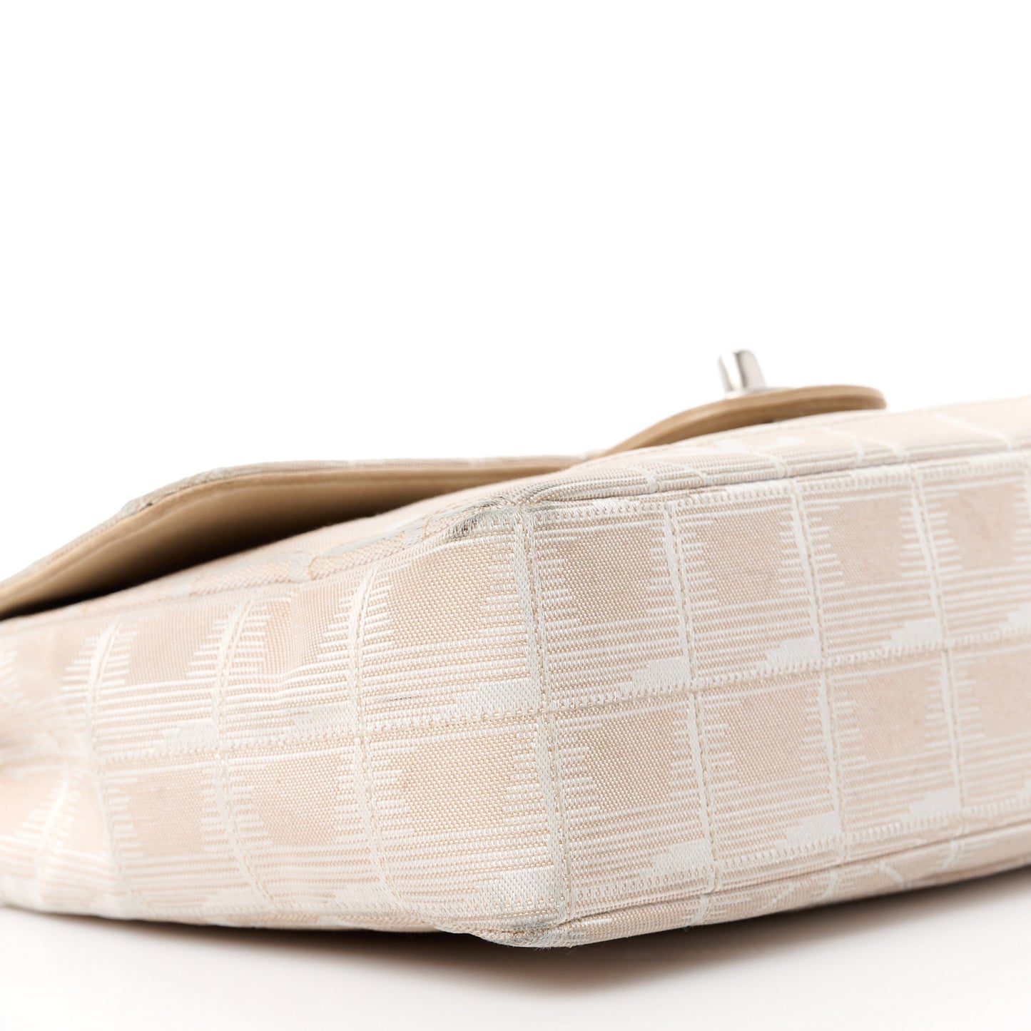 Nylon Medium Travel Flap Light Beige