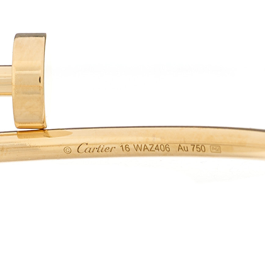 18K Yellow Gold Small Juste Un Clou Bracelet 16