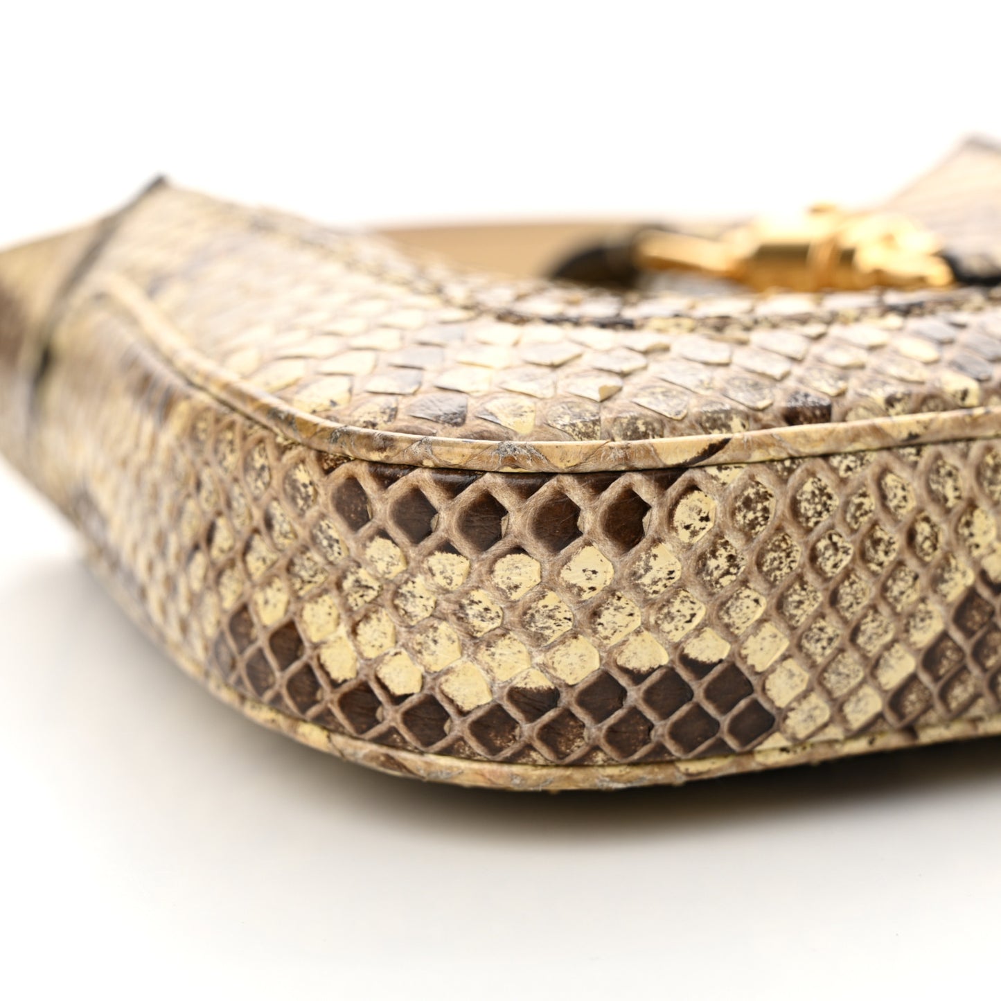 Snakeskin Mini Jackie 1961 Hobo Beige