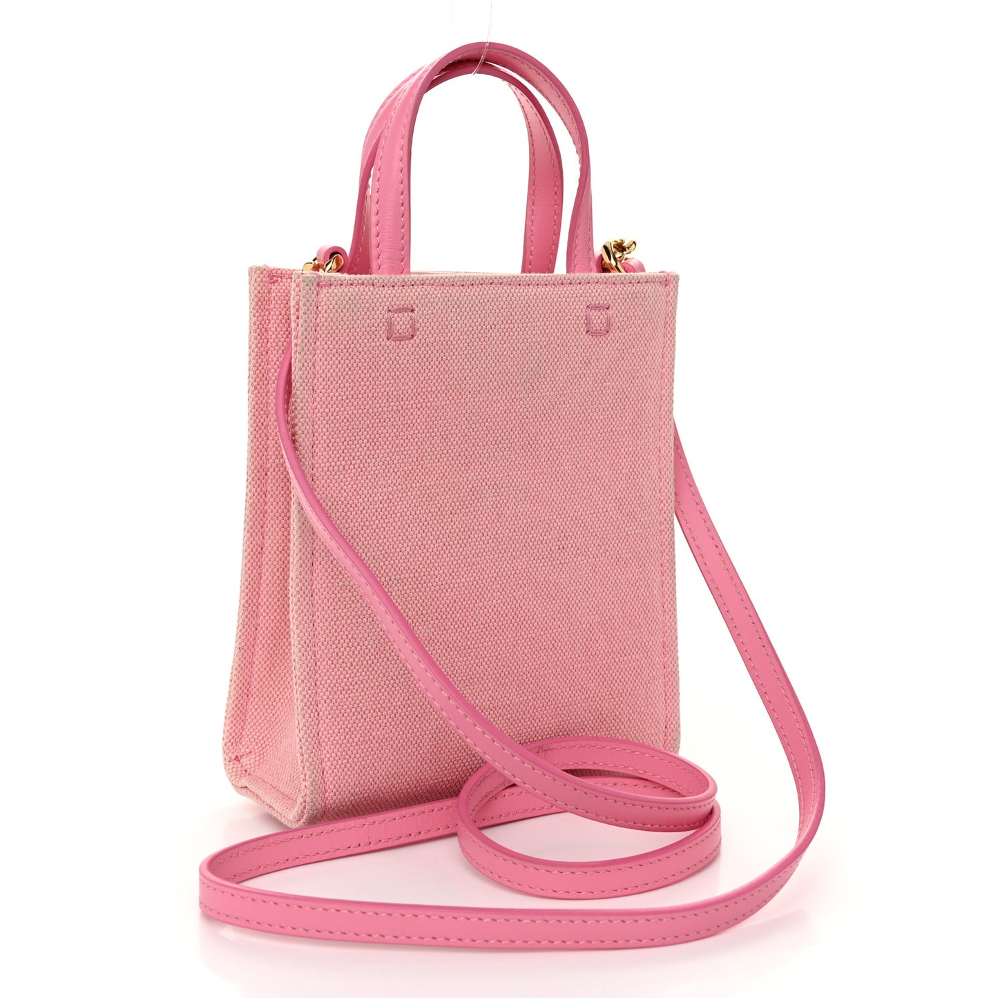 Canvas Mini G Vertical Shopping Tote Bright Pink