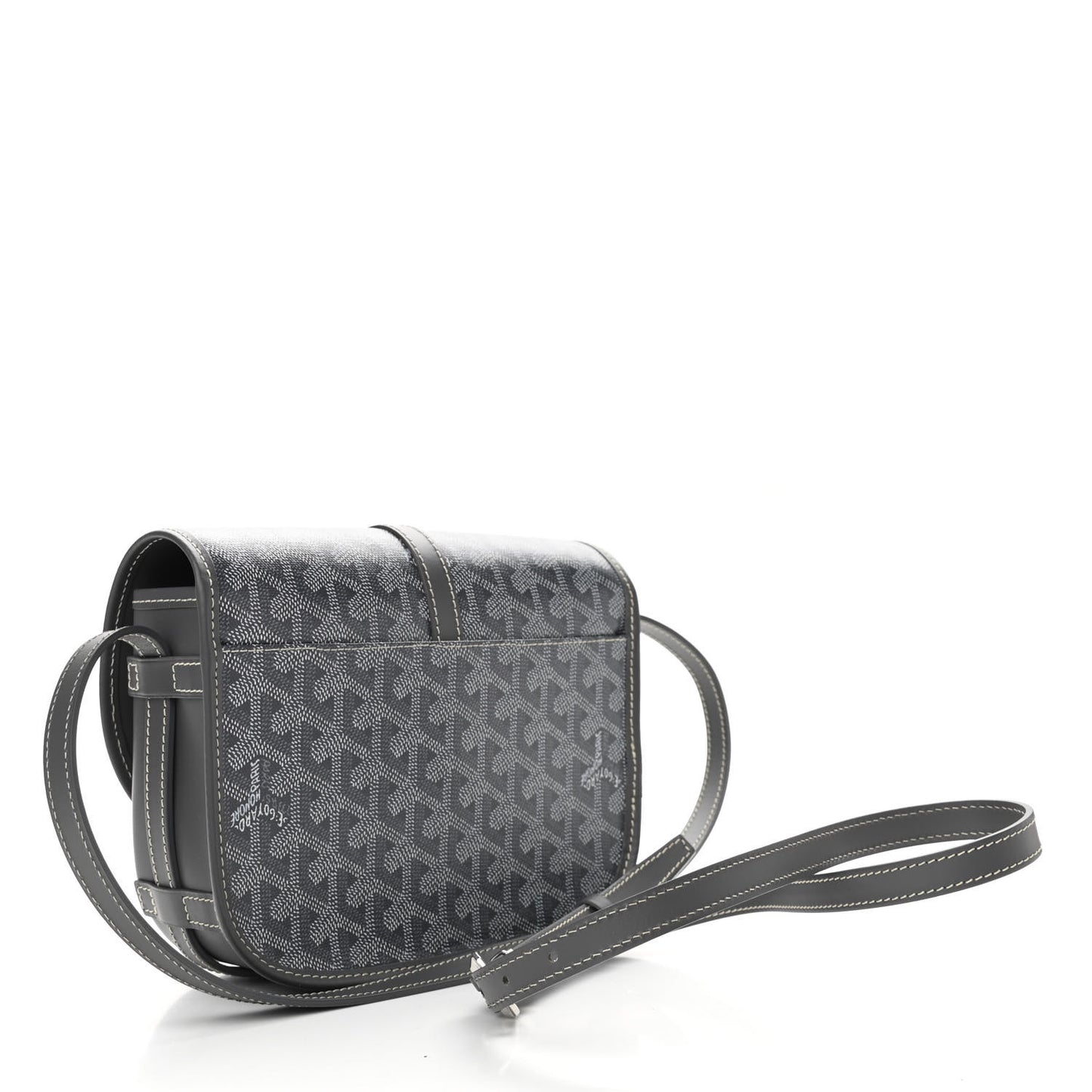 Goyardine Belvedere II PM Messenger Bag Gray
