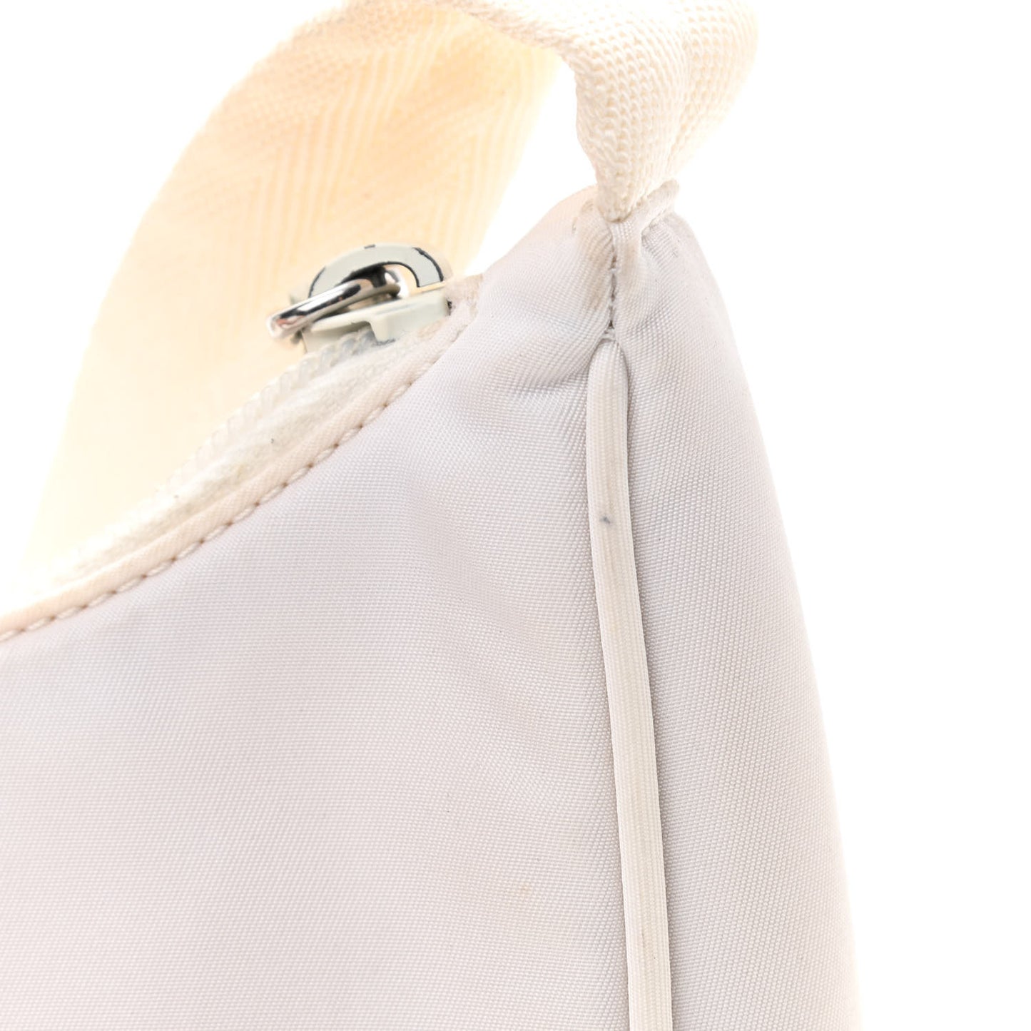 Tessuto Nylon Mini Re-Edition 2000 Bag White