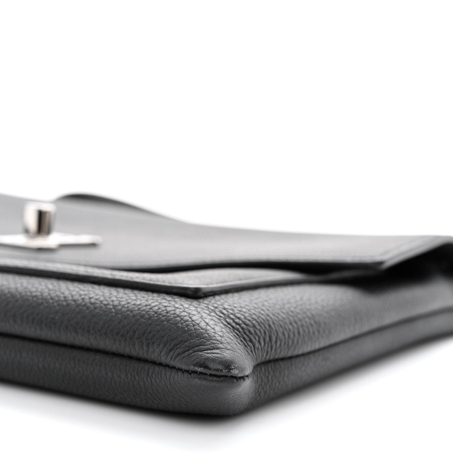 Soft Calfskin My Lockme Pochette Black