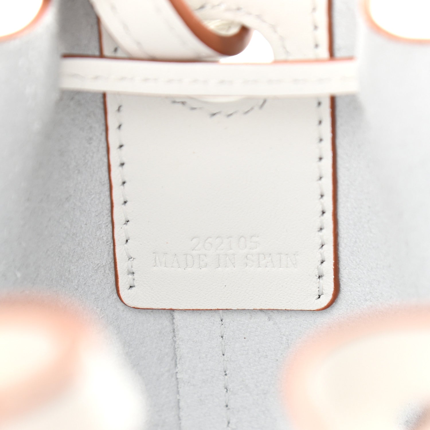 Loewe Calfskin Nano Balloon Bucket Bag Soft White 7 of 9