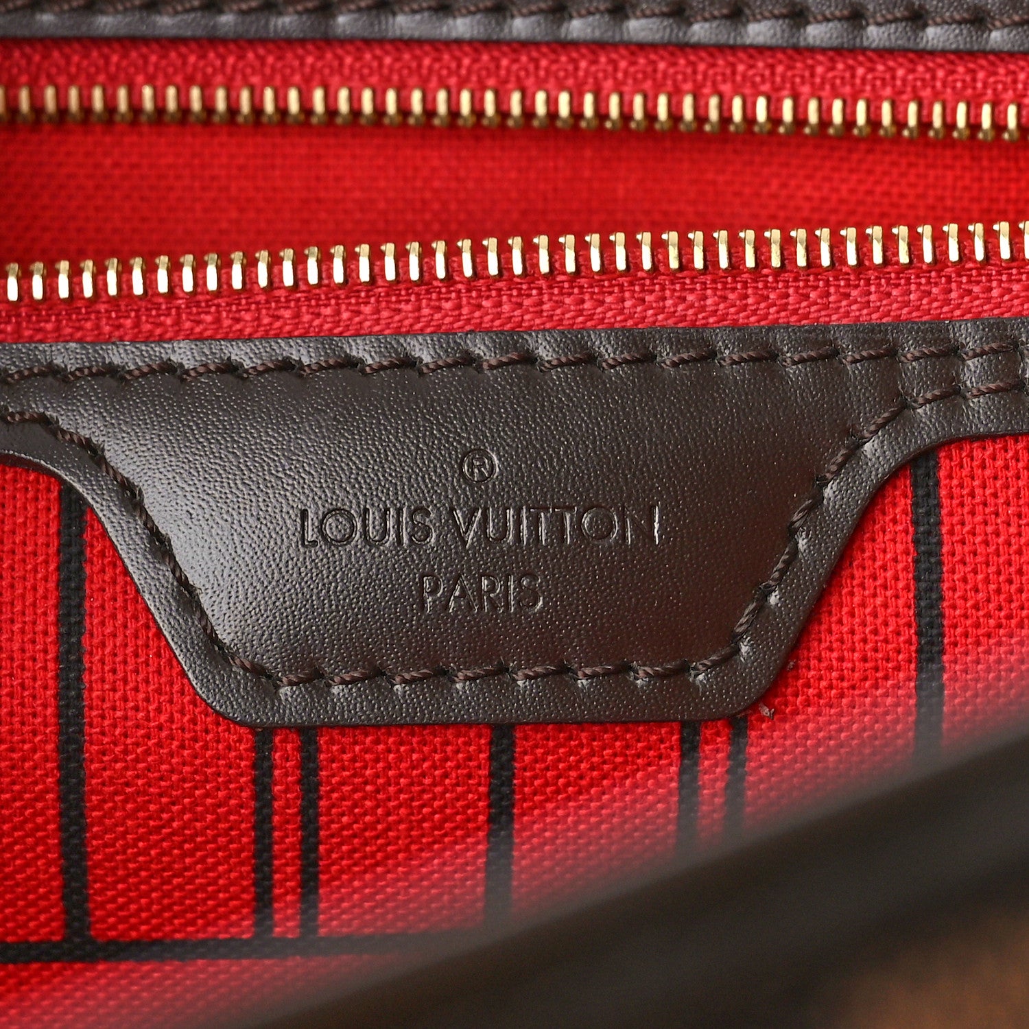 Louis Vuitton Damier Ebene Neverfull MM 6 of 10