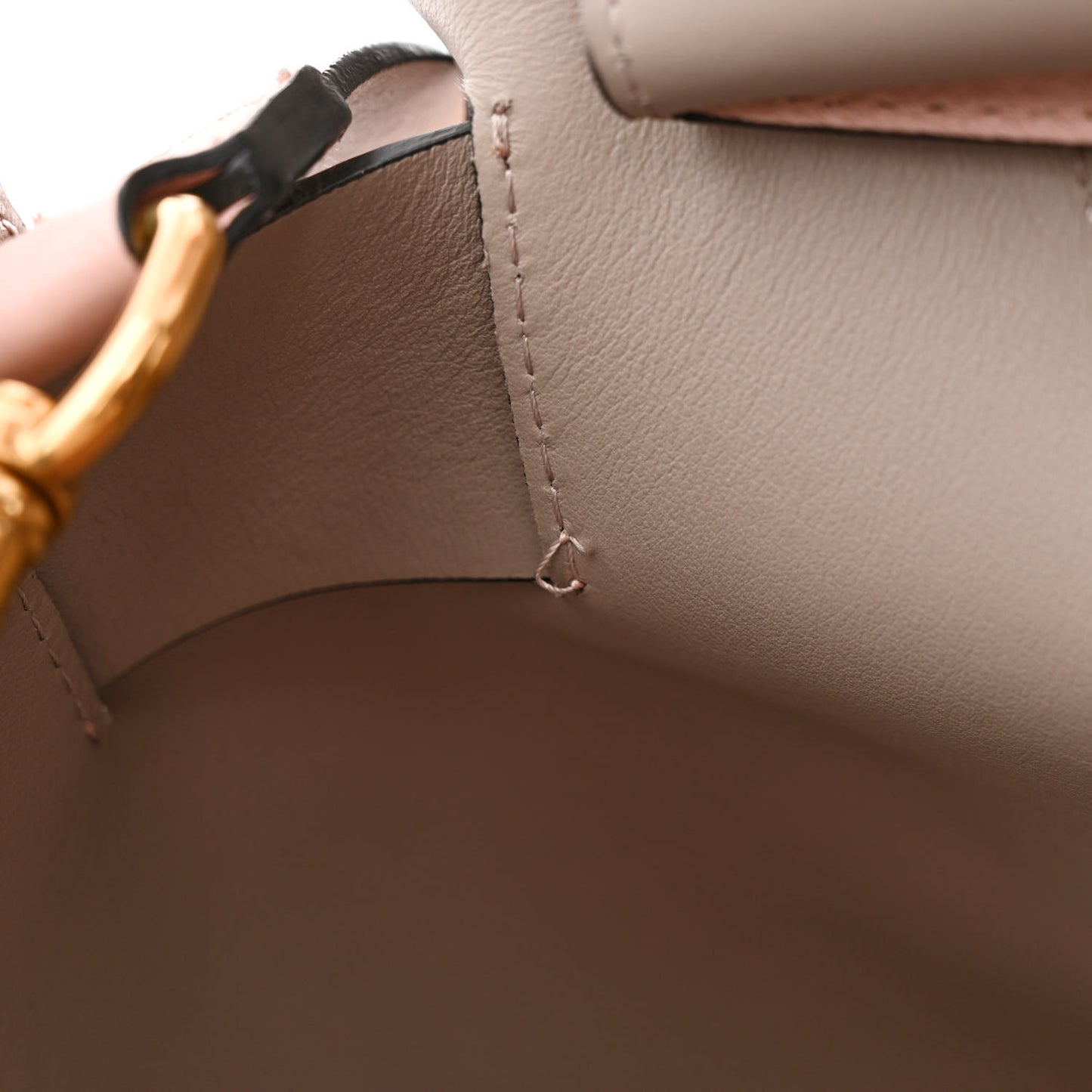 Marais Calfskin Medium Belt Bag Pale Ash Rose