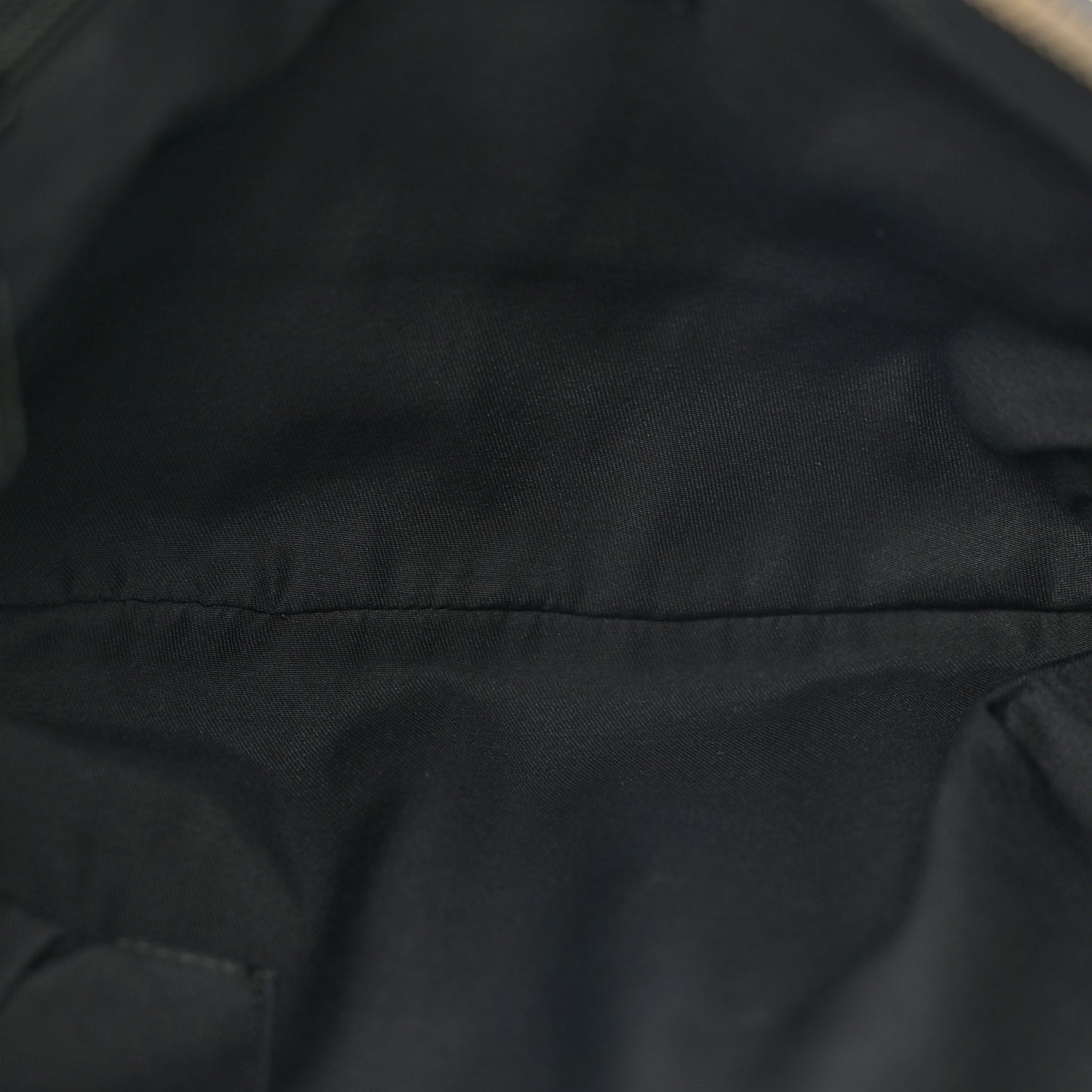 Monogram Medium Half Moon Hobo Black