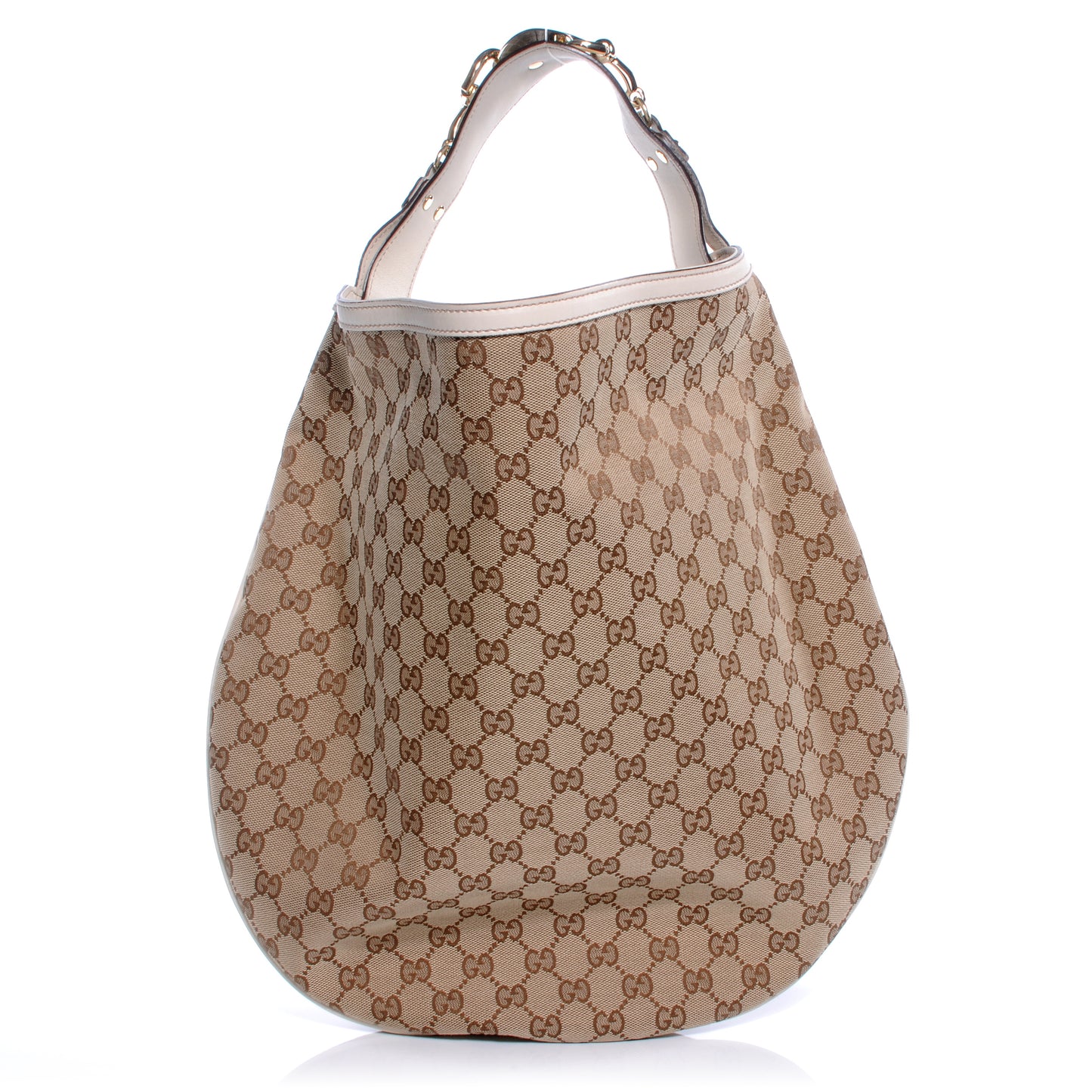 Monogram Wave Hobo Off White