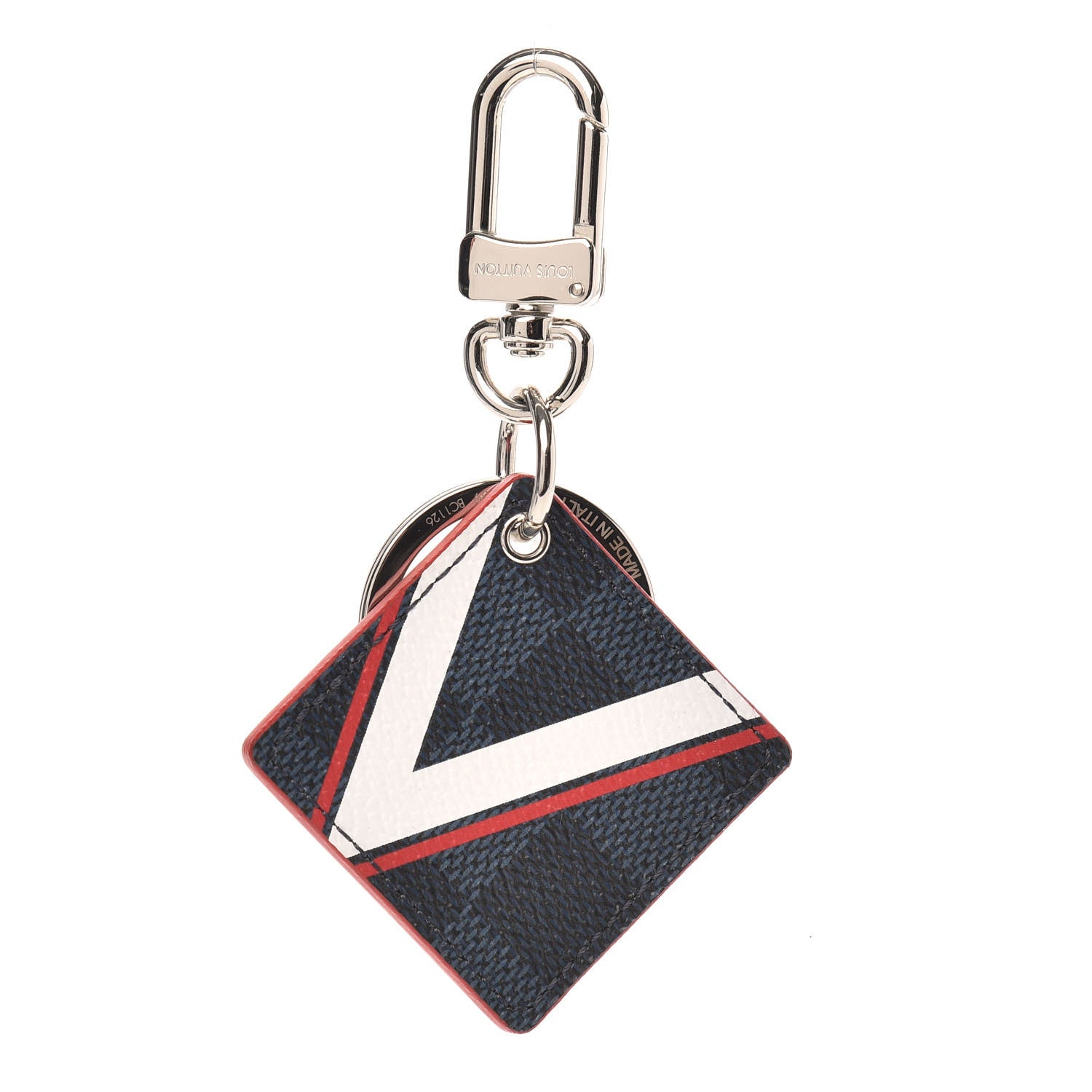 Louis Vuitton Damier Cobalt Latitude America's Cup Key Holder
