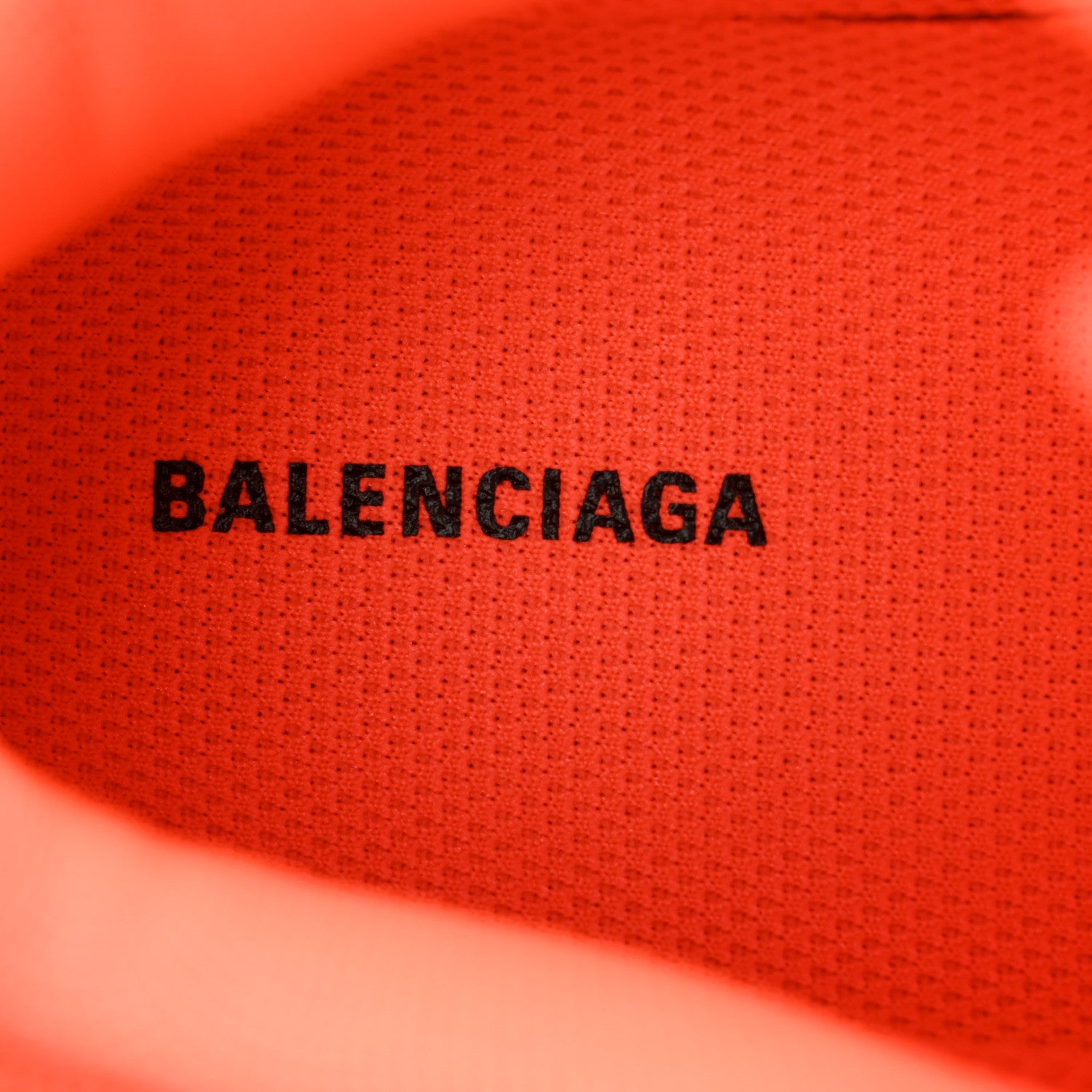 Balenciaga Fabric Mesh Clear Sole Fluo Womens Triple S Sneakers 37 Fluo Orange 6 of 10