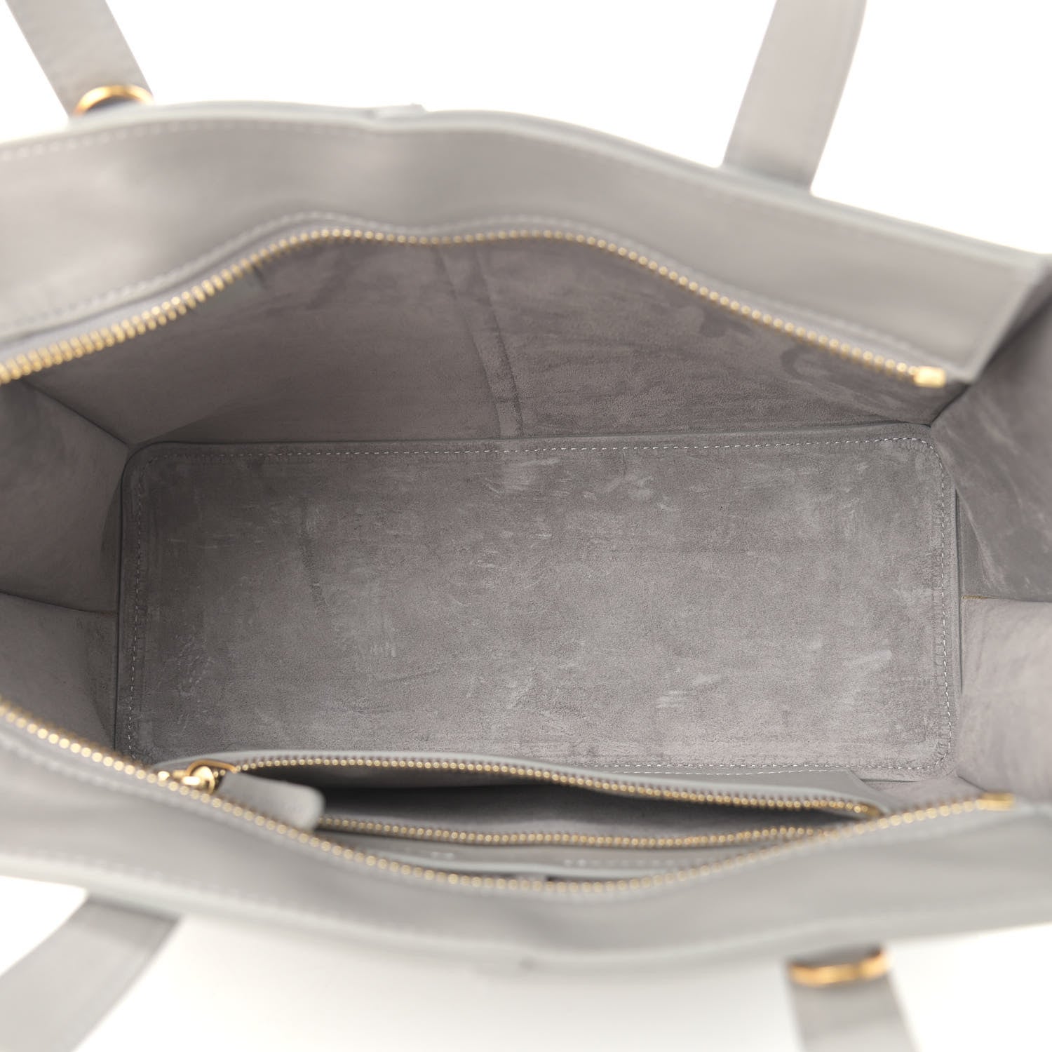 Mansur Gavriel Calfskin Mini Zip Multitude Tote Stone 5 of 13