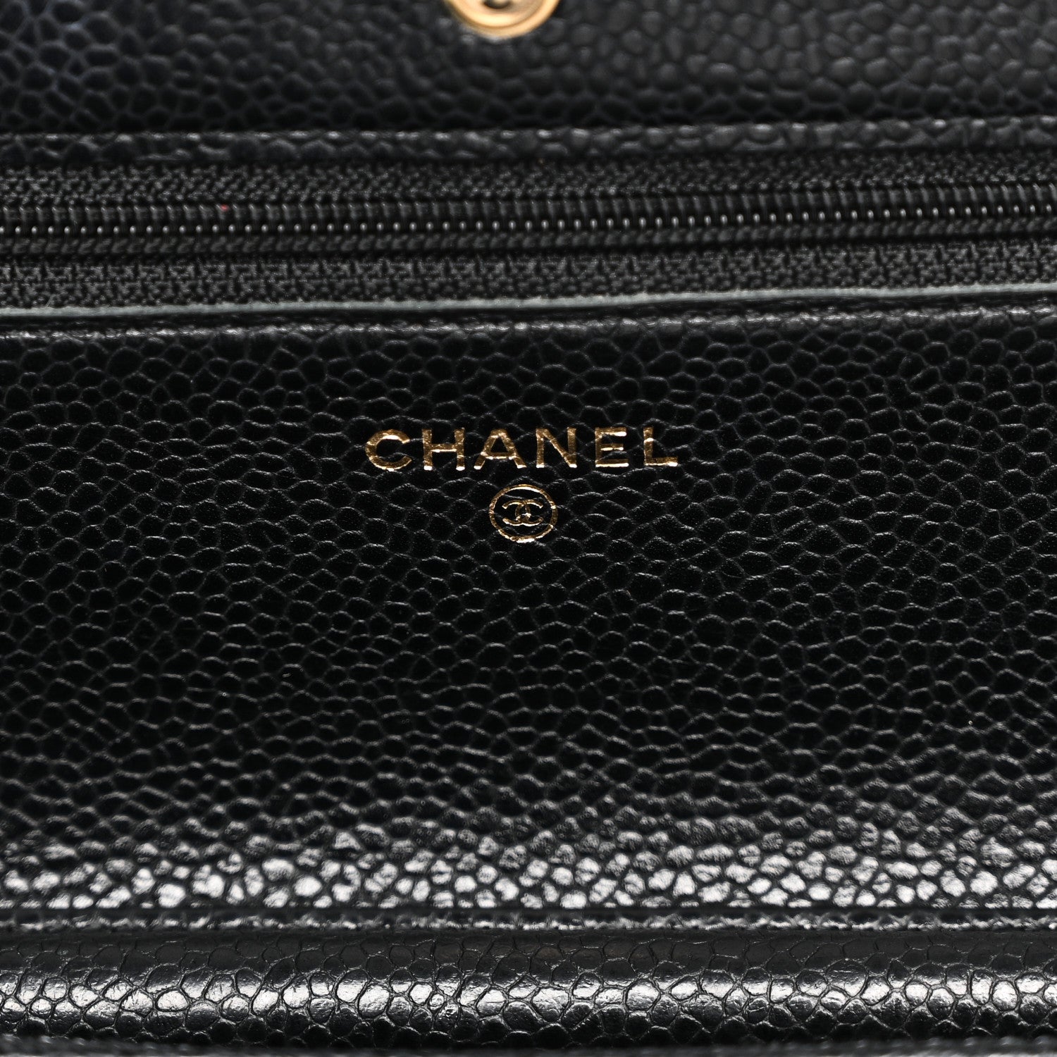 Chanel Caviar Quilted Wallet on Chain WOC Black 6 of 12