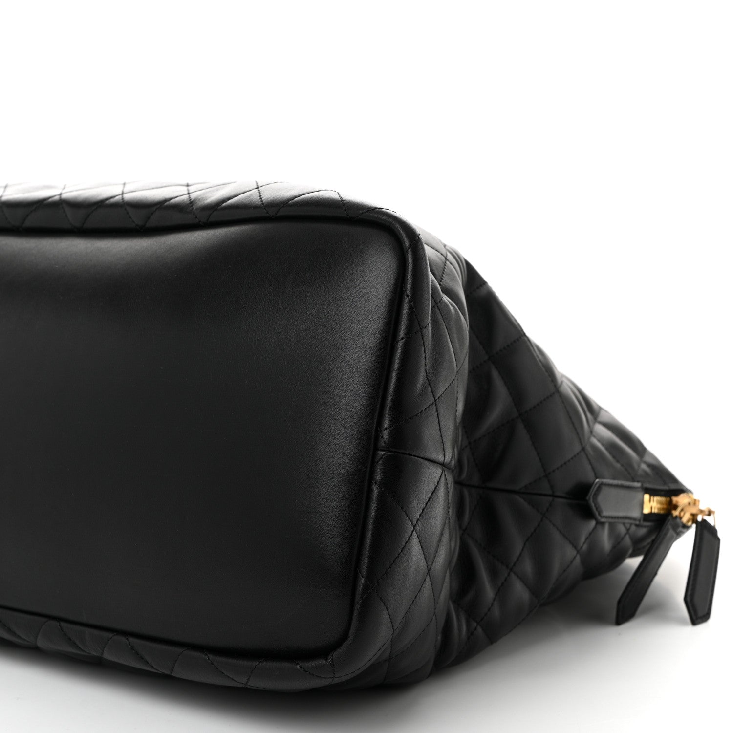 Saint Laurent Calfskin Quilted ES Giant Travel Bag Black 10 of 10
