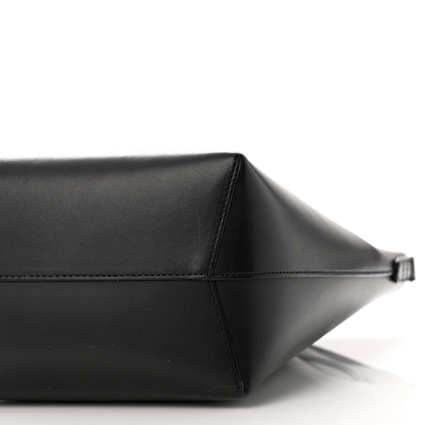 Calfskin Mini Bucket Bag Black Flamma