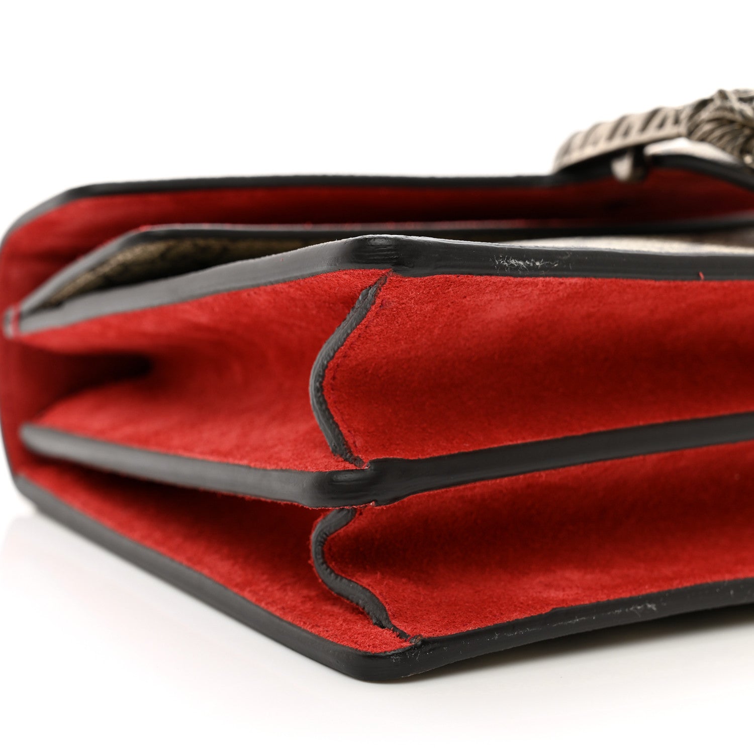 Gucci GG Supreme Monogram Small Dionysus Shoulder Bag Red 9 of 10