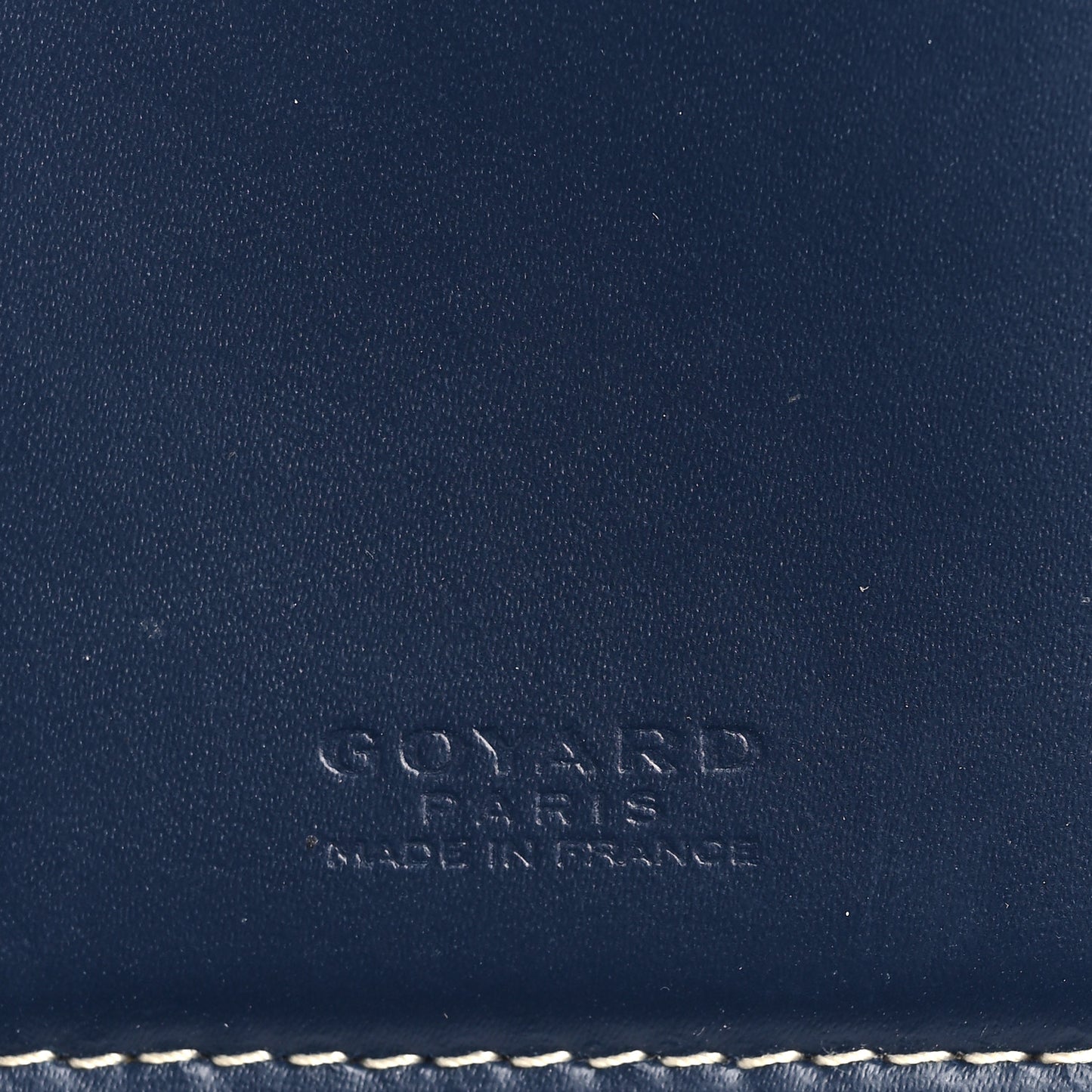 Goyardine Saint Pierre Card Holder Navy